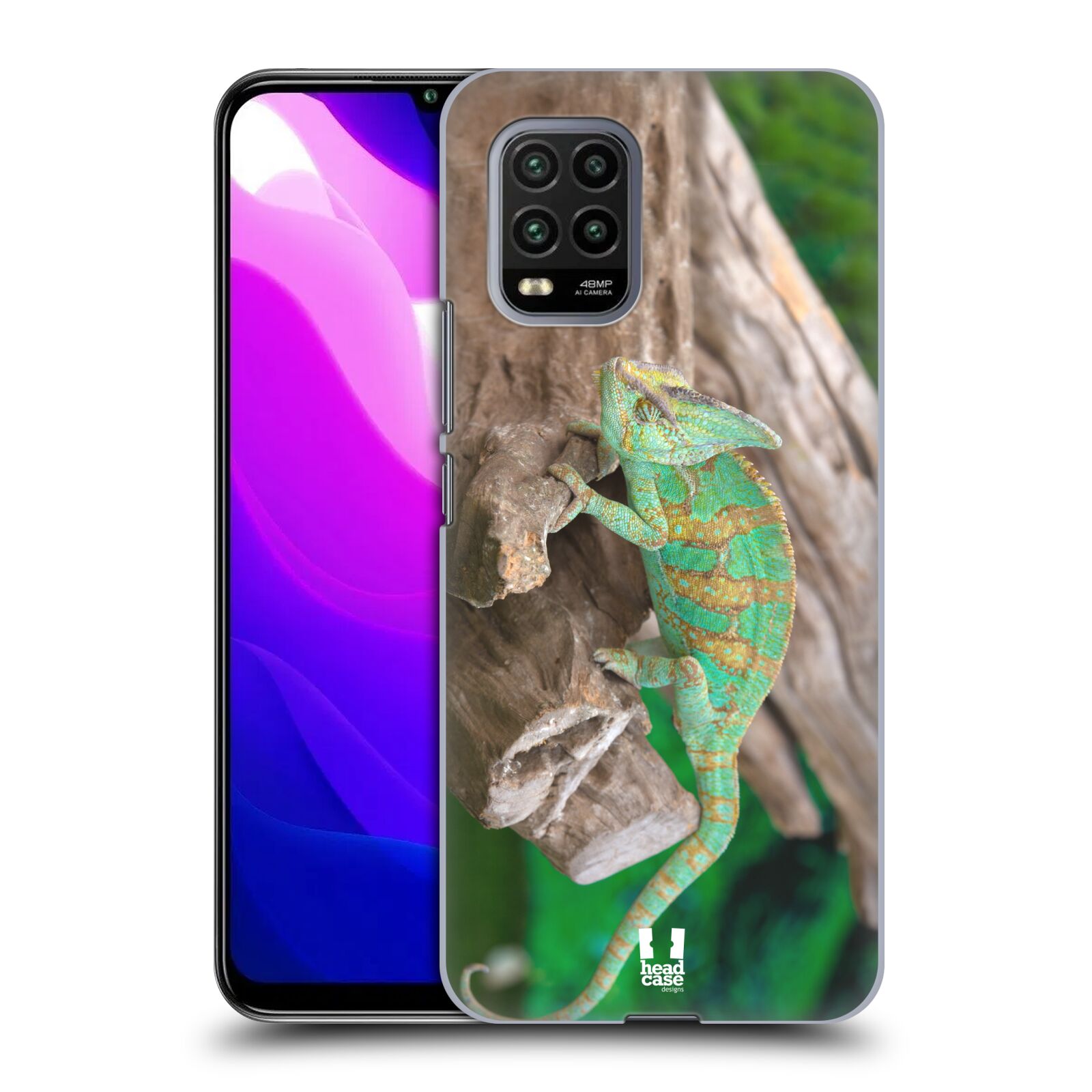 Zadní kryt, obal na mobil Xiaomi Mi 10 LITE vzor slavná zvířata foto chameleon