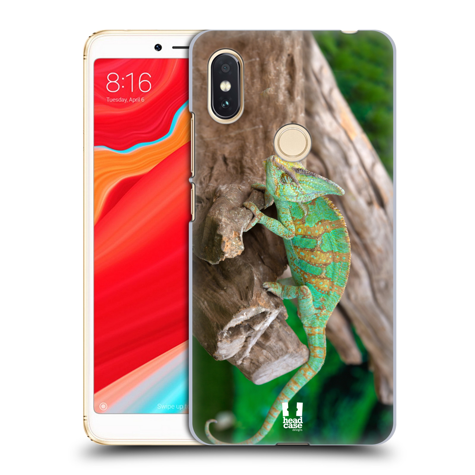 HEAD CASE plastový obal na mobil Xiaomi Redmi S2 vzor slavná zvířata foto chameleon