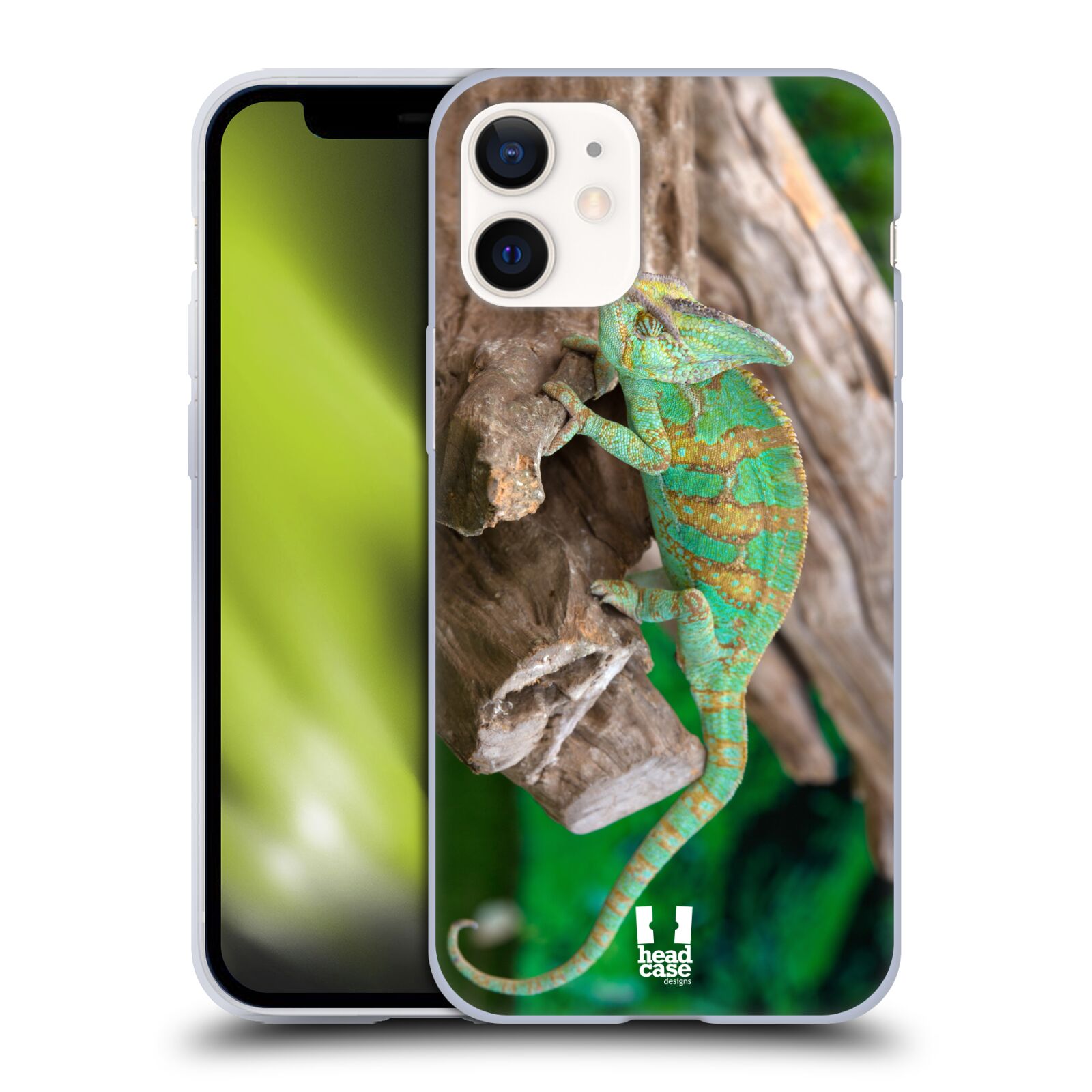 Plastový obal na mobil Apple Iphone 12 MINI vzor slavná zvířata foto chameleon