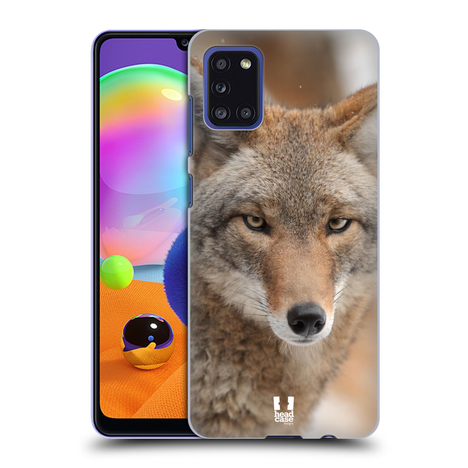 Zadní kryt na mobil Samsung Galaxy A31 vzor slavná zvířata foto kojot