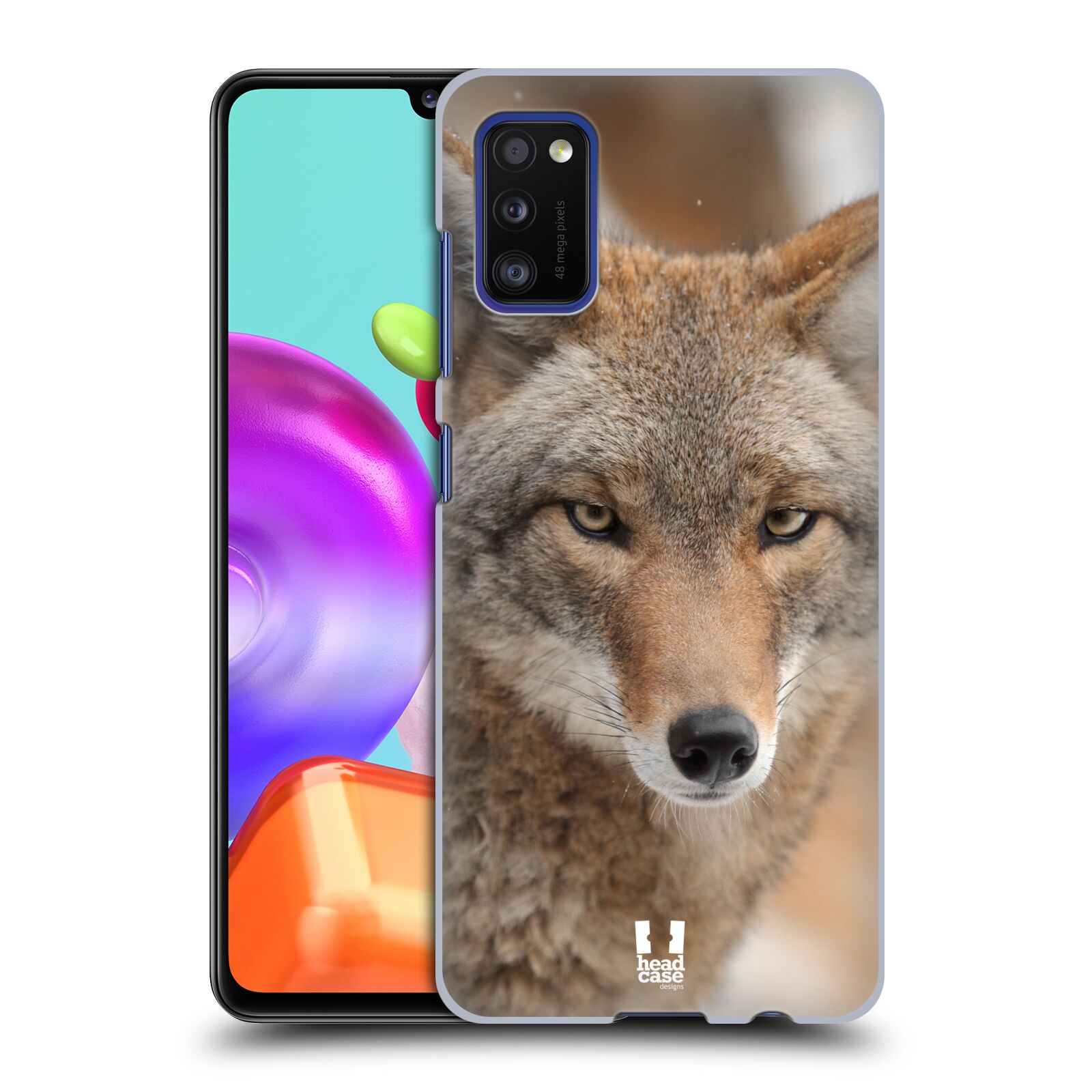 Zadní kryt na mobil Samsung Galaxy A41 vzor slavná zvířata foto kojot