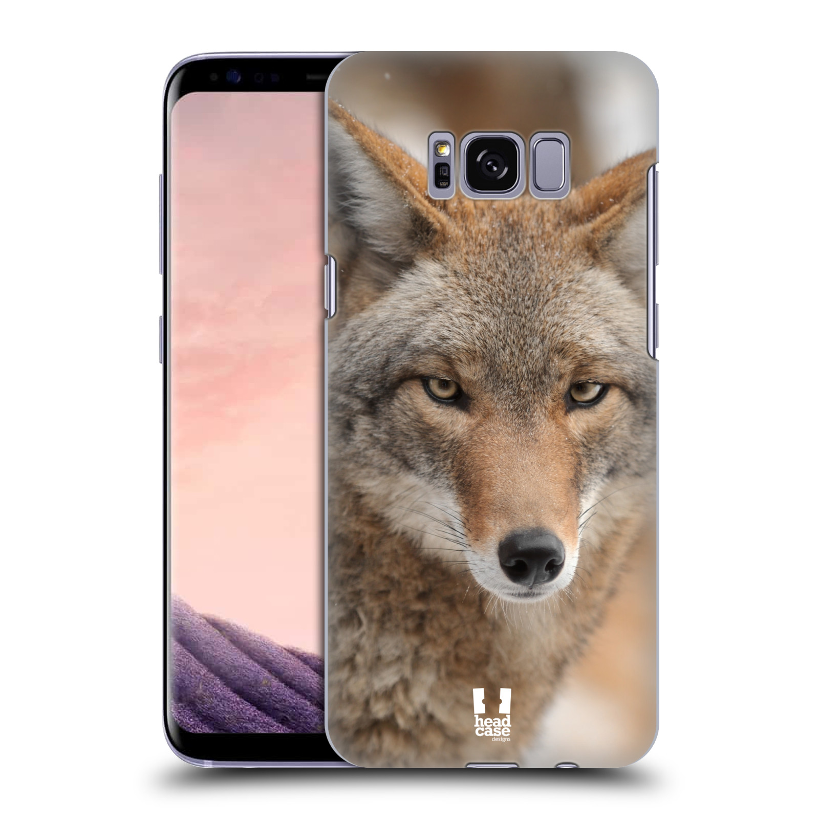 HEAD CASE plastový obal na mobil Samsung Galaxy S8 vzor slavná zvířata foto kojot