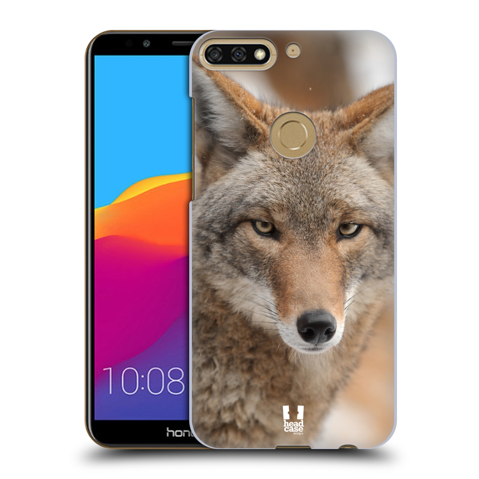 HEAD CASE plastový obal na mobil Honor 7c vzor slavná zvířata foto kojot