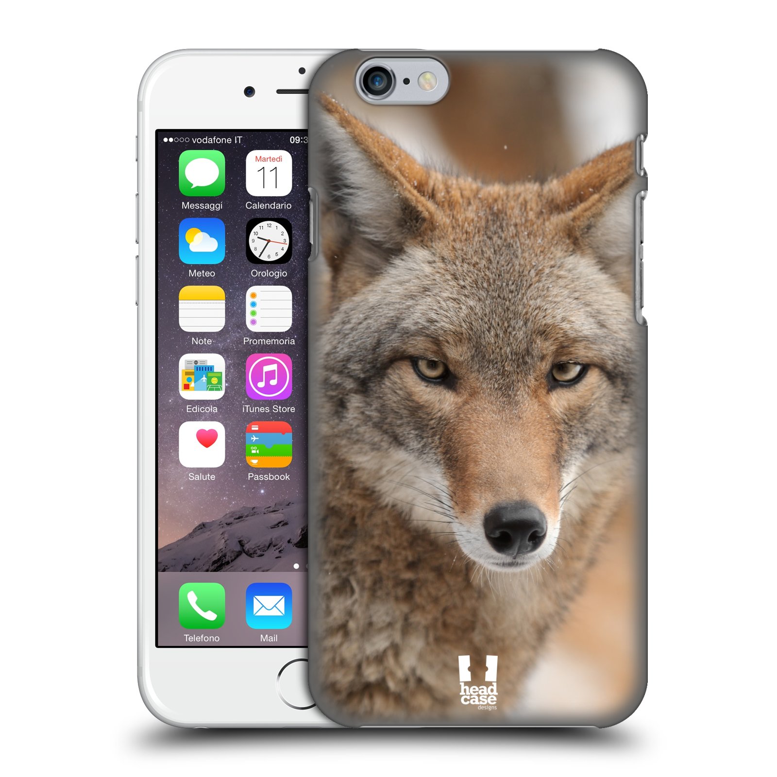 Plastové pouzdro pro mobil Apple Iphone 6/6S vzor slavná zvířata foto kojot