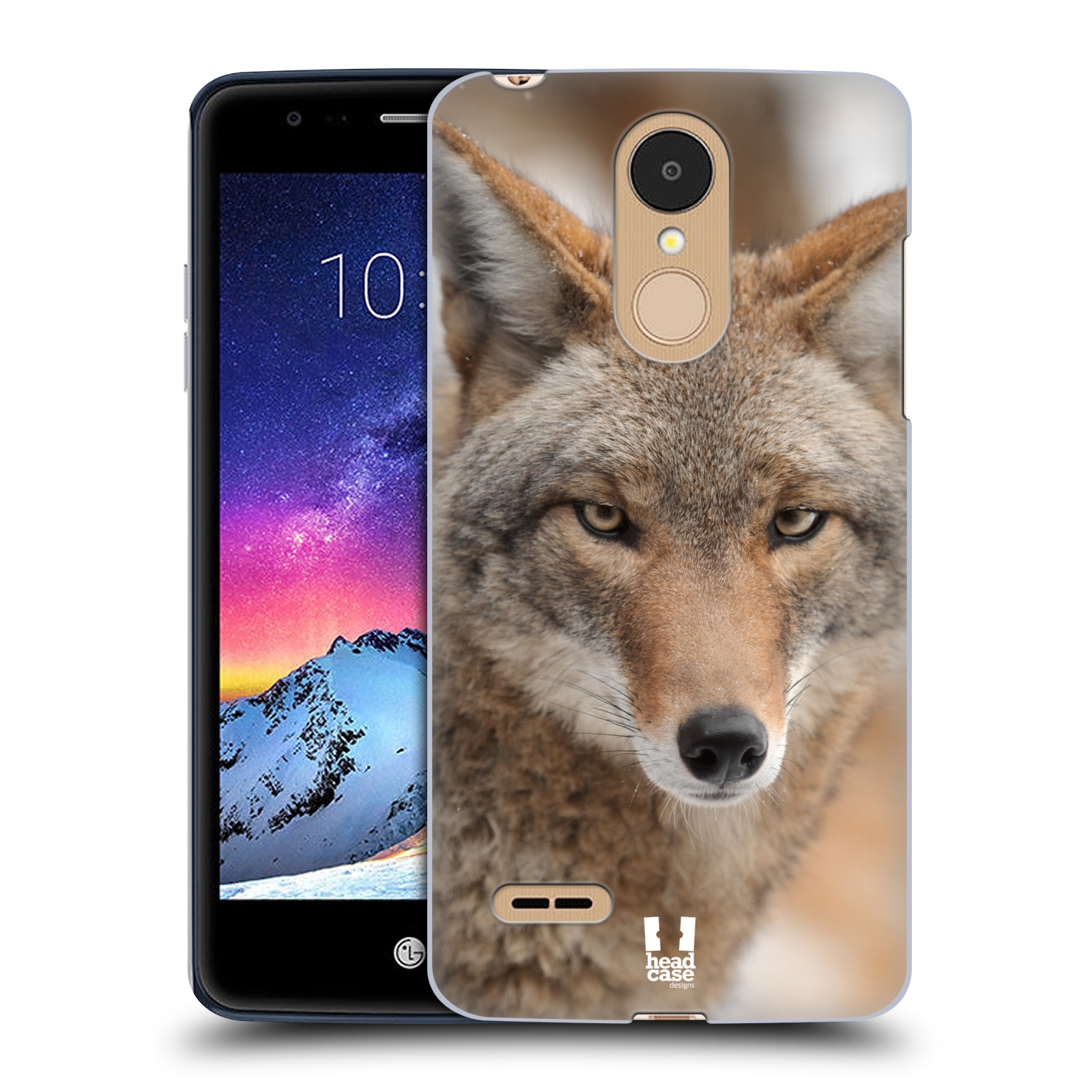 HEAD CASE plastový obal na mobil LG K9 / K8 2018 vzor slavná zvířata foto kojot