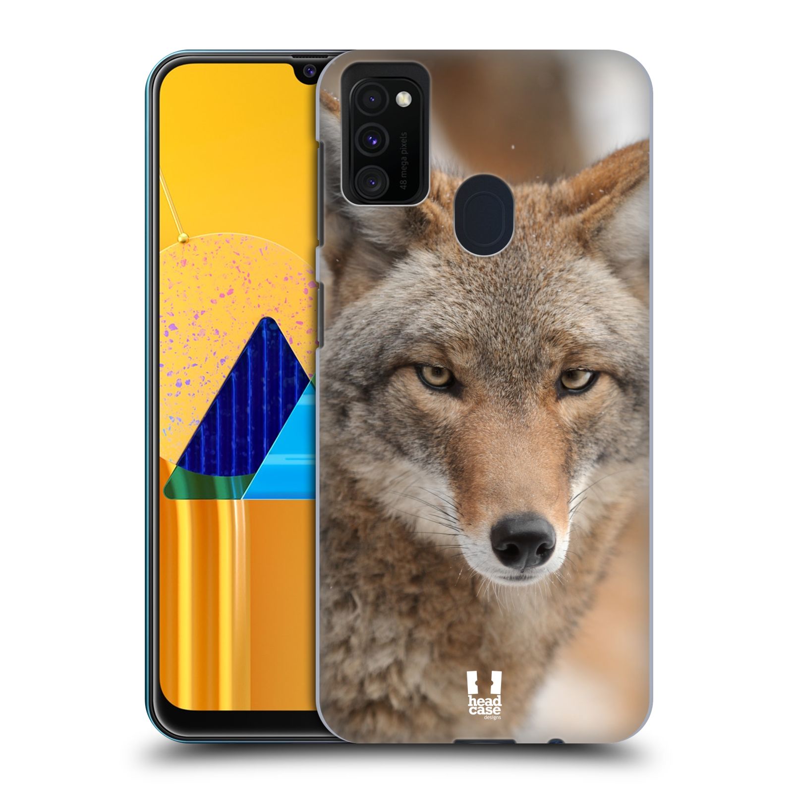 Zadní kryt na mobil Samsung Galaxy M21 vzor slavná zvířata foto kojot