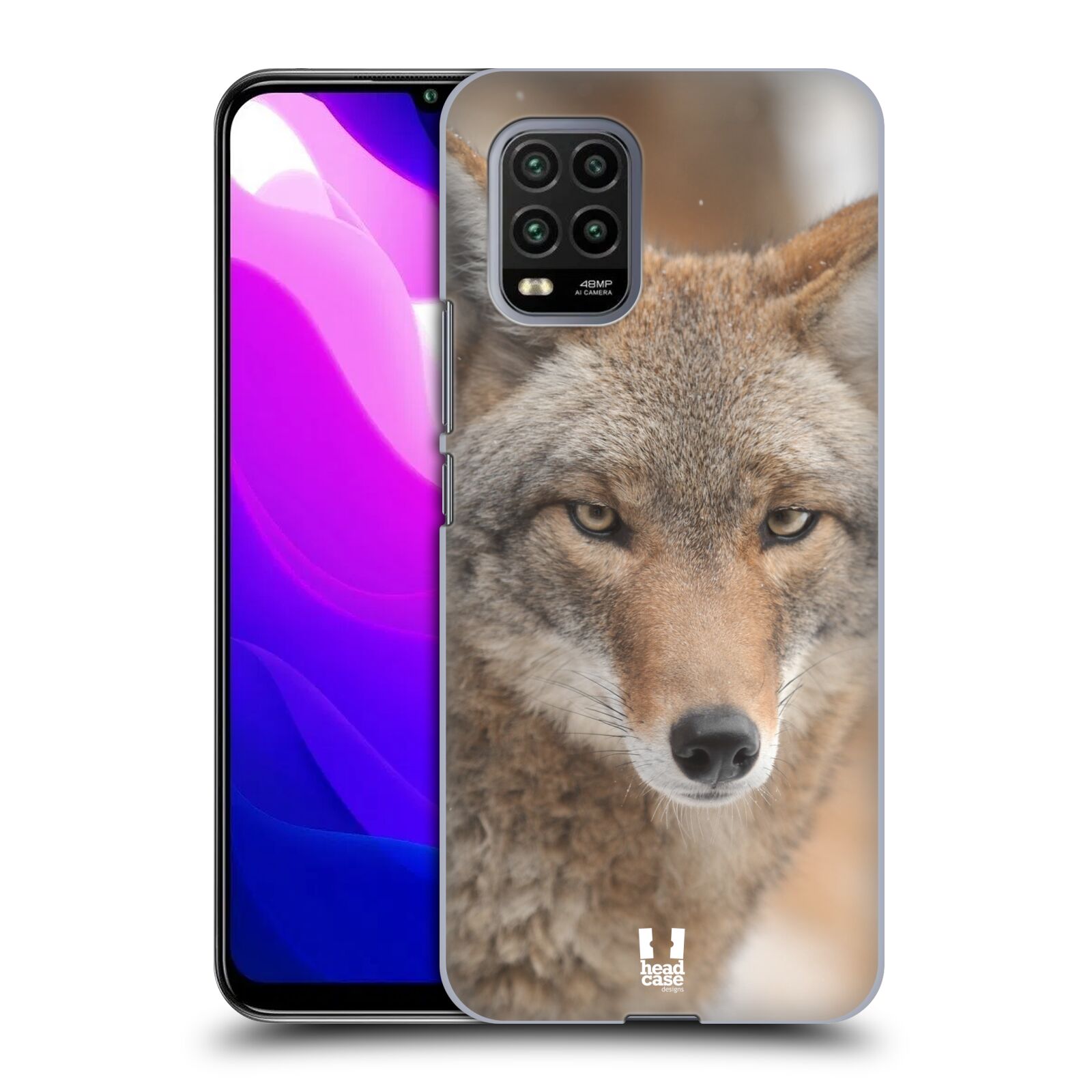 Zadní kryt, obal na mobil Xiaomi Mi 10 LITE vzor slavná zvířata foto kojot