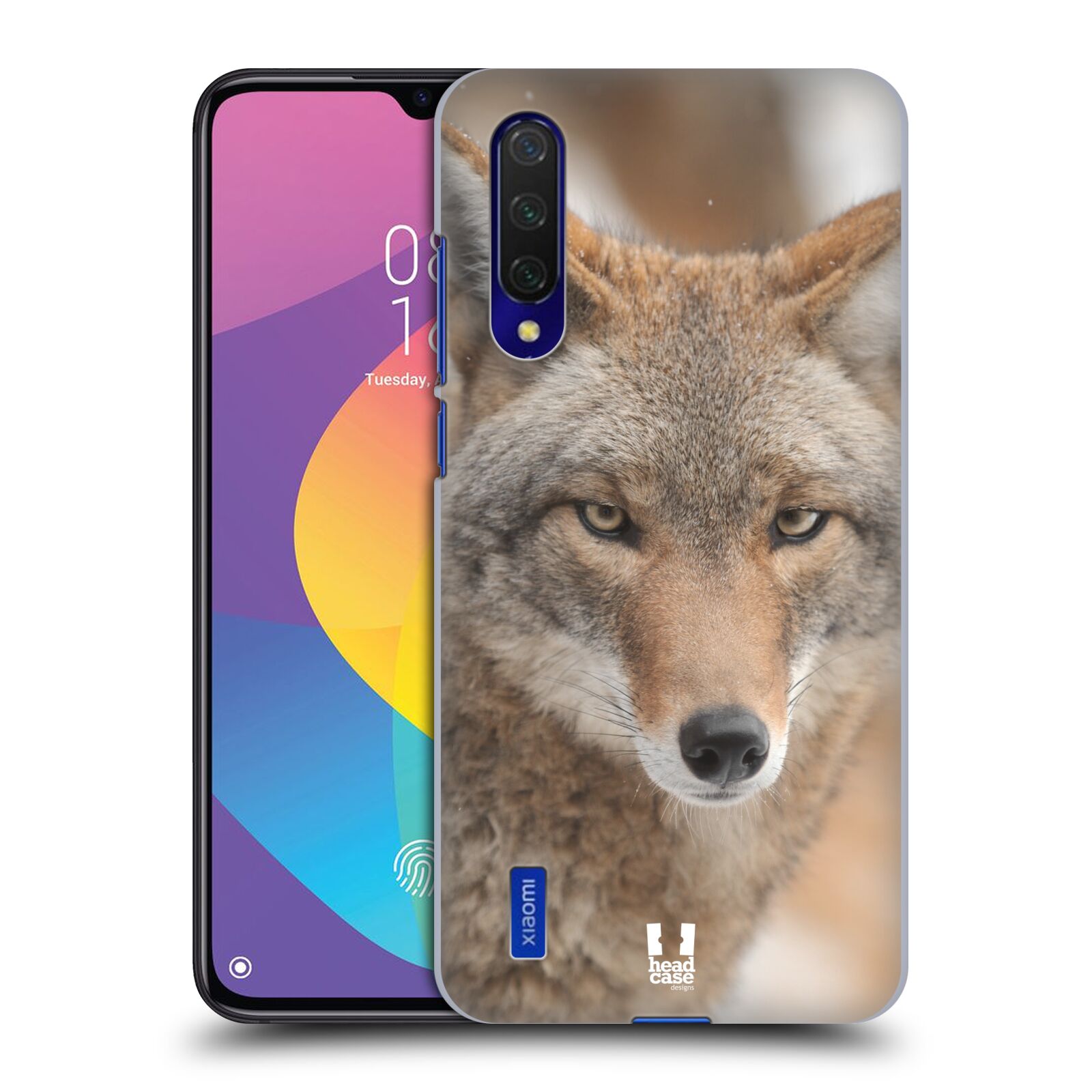 Zadní kryt na mobil Xiaomi MI 9 LITE vzor slavná zvířata foto kojot