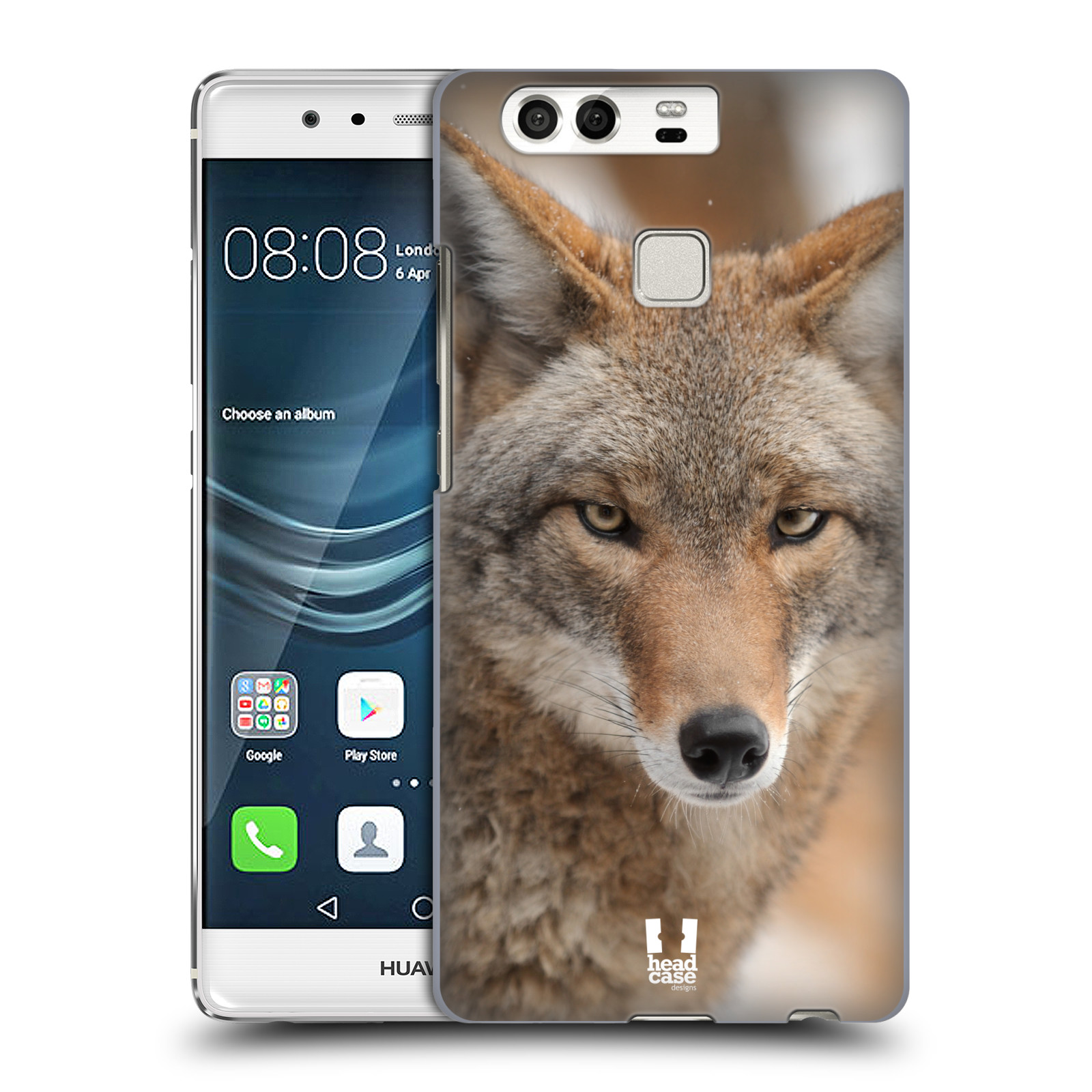 HEAD CASE plastový obal na mobil Huawei P9 / P9 DUAL SIM vzor slavná zvířata foto kojot