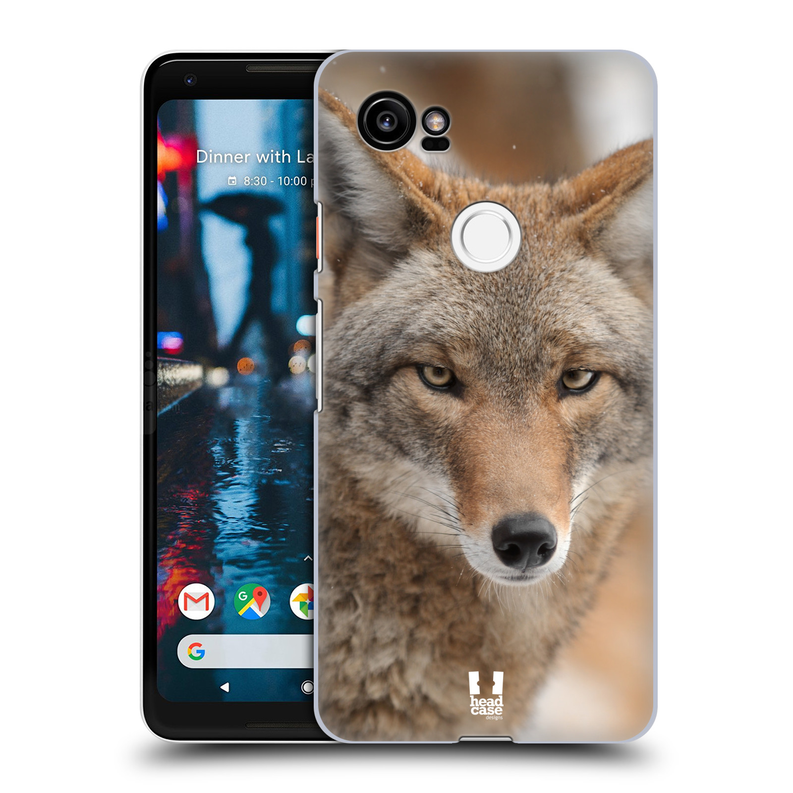 HEAD CASE plastový obal na mobil Google Pixel 2 XL vzor slavná zvířata foto kojot