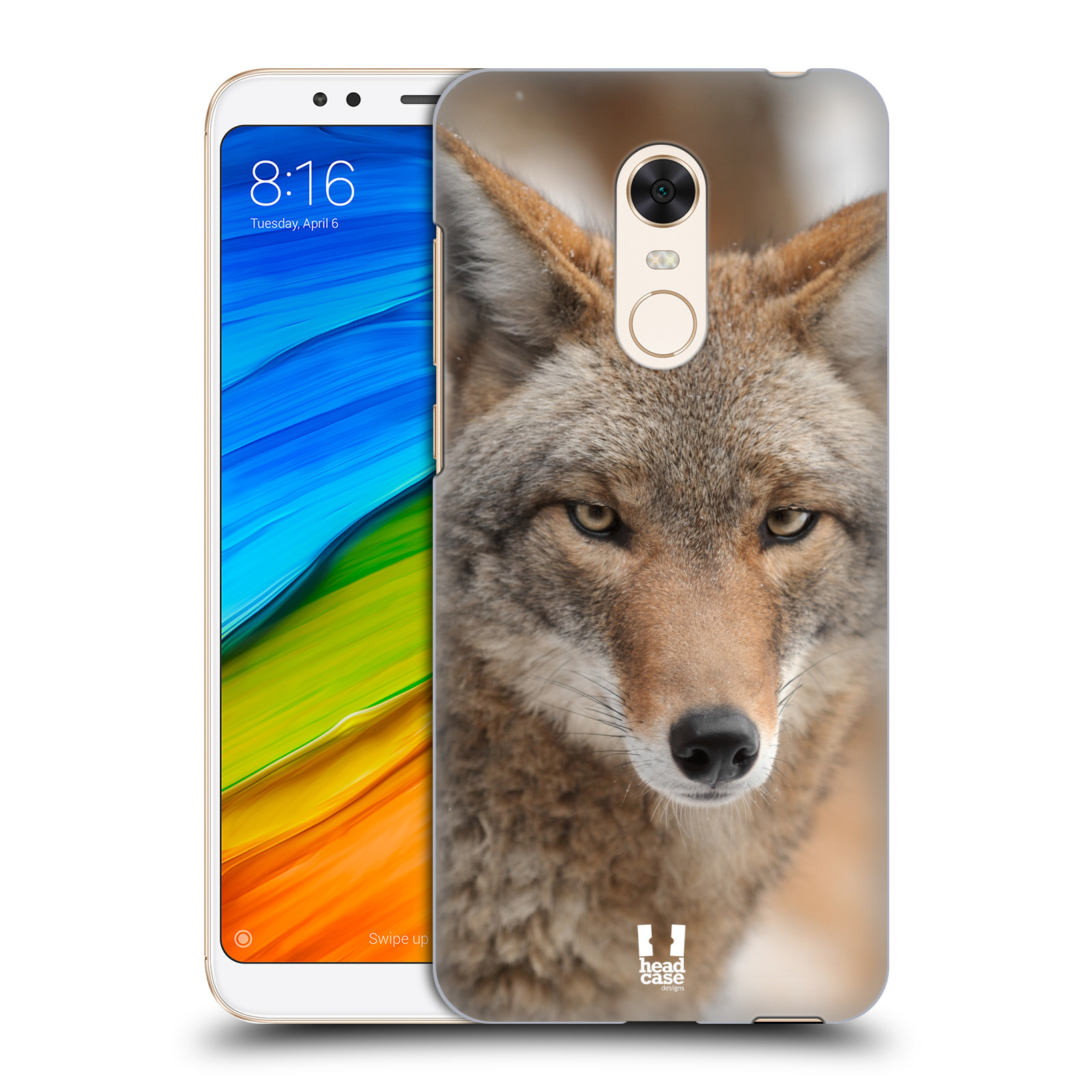 HEAD CASE plastový obal na mobil Xiaomi Redmi 5 PLUS vzor slavná zvířata foto kojot
