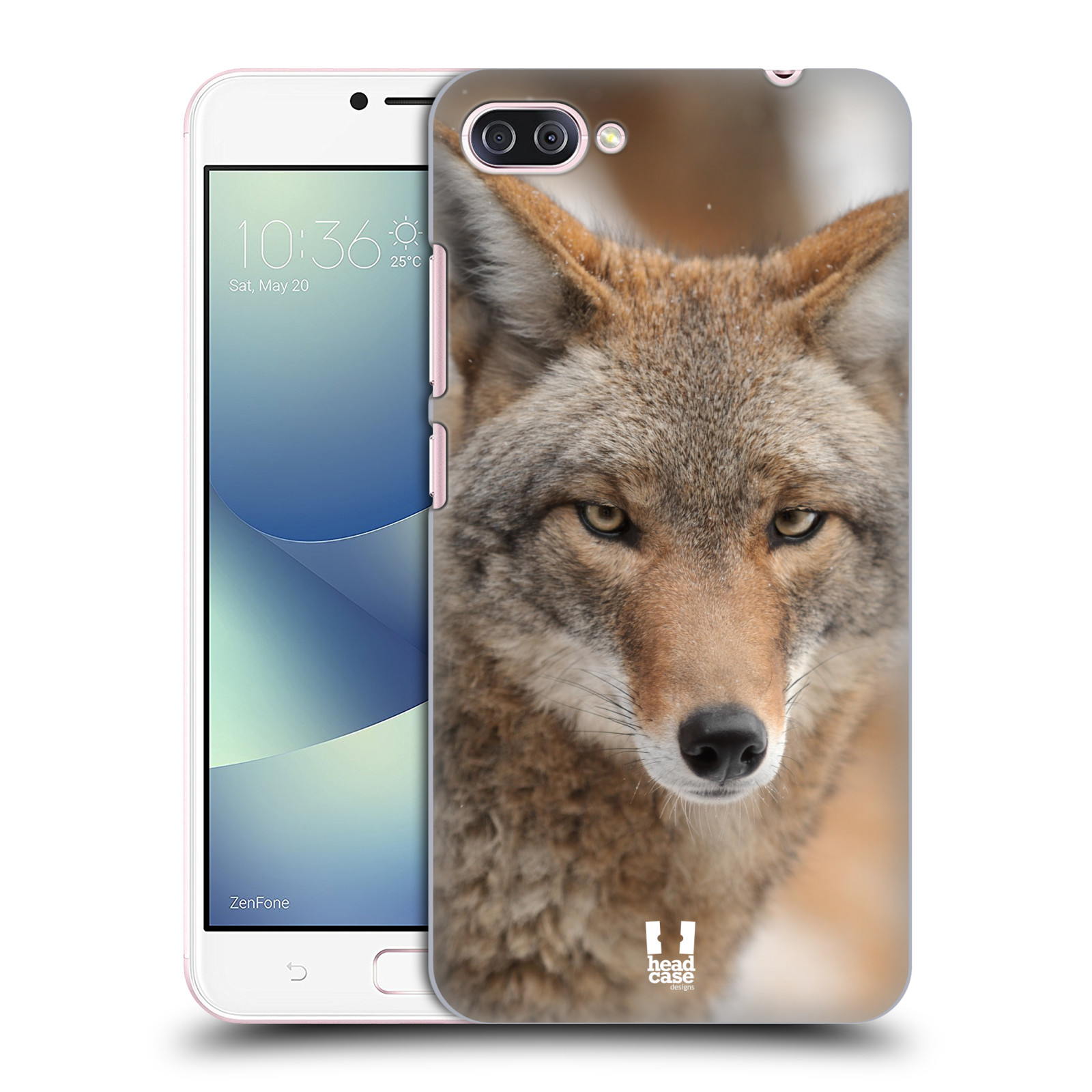 HEAD CASE plastový obal na mobil Asus Zenfone 4 MAX ZC554KL vzor slavná zvířata foto kojot