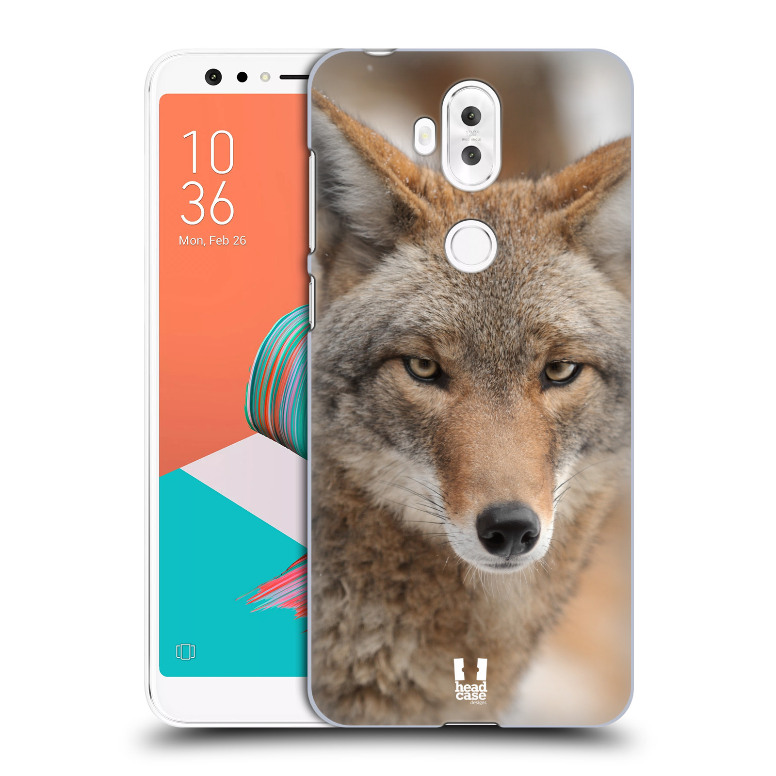 HEAD CASE plastový obal na mobil Asus Zenfone 5 LITE ZC600KL vzor slavná zvířata foto kojot