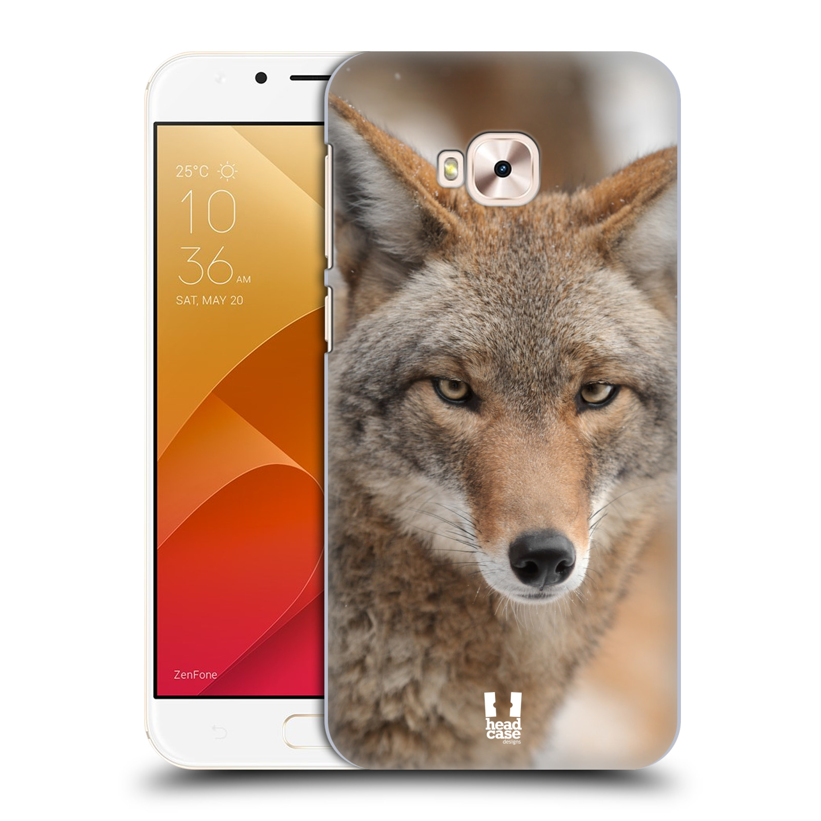 HEAD CASE plastový obal na mobil Asus Zenfone 4 Selfie Pro ZD552KL vzor slavná zvířata foto kojot
