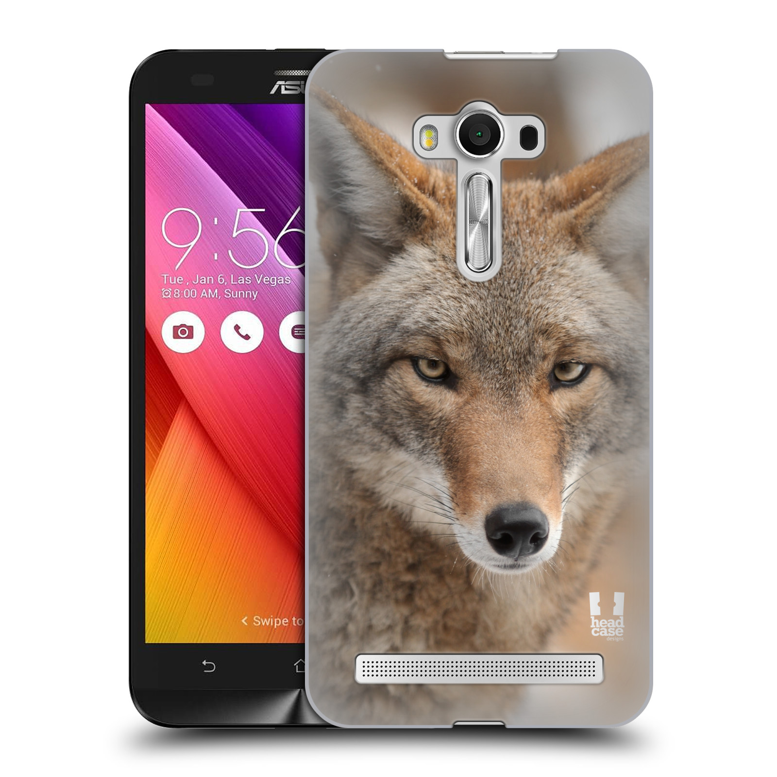 HEAD CASE plastový obal na mobil Asus Zenfone 2 LASER (5,5 displej ZE550KL) vzor slavná zvířata foto kojot