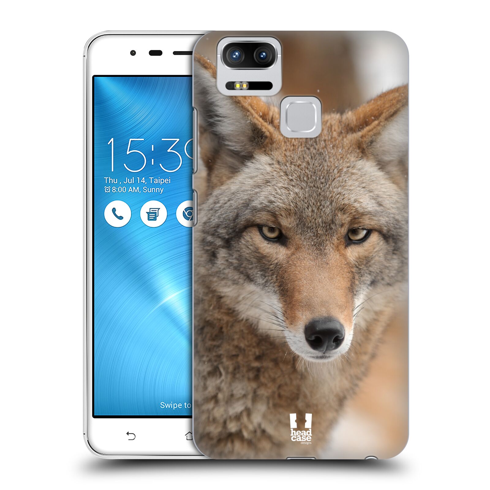 HEAD CASE plastový obal na mobil Asus Zenfone 3 Zoom ZE553KL vzor slavná zvířata foto kojot