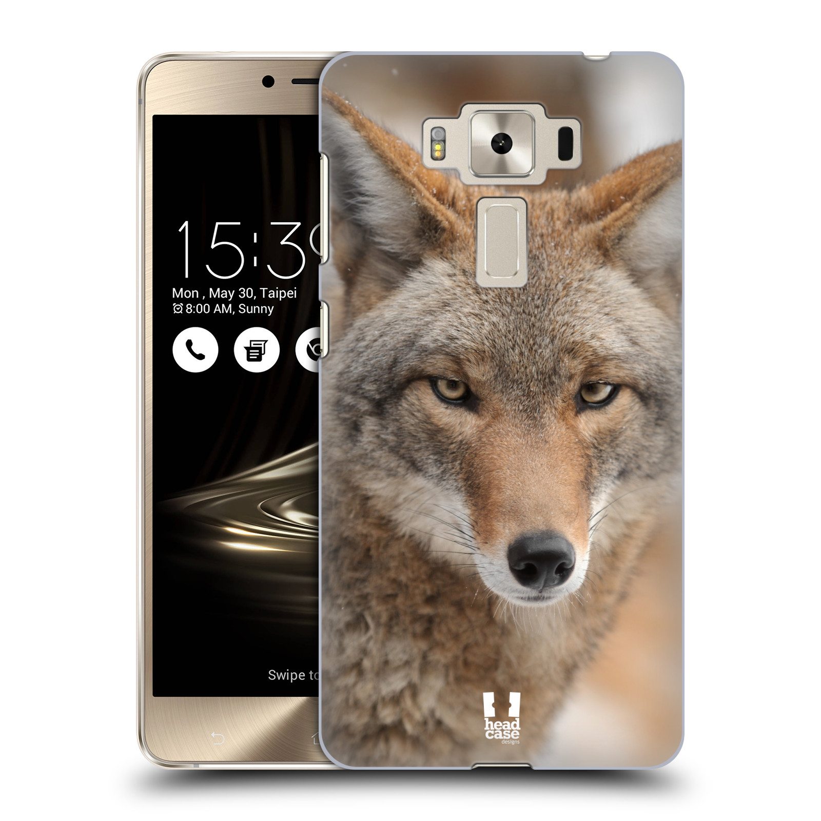 HEAD CASE plastový obal na mobil Asus Zenfone 3 DELUXE ZS550KL vzor slavná zvířata foto kojot