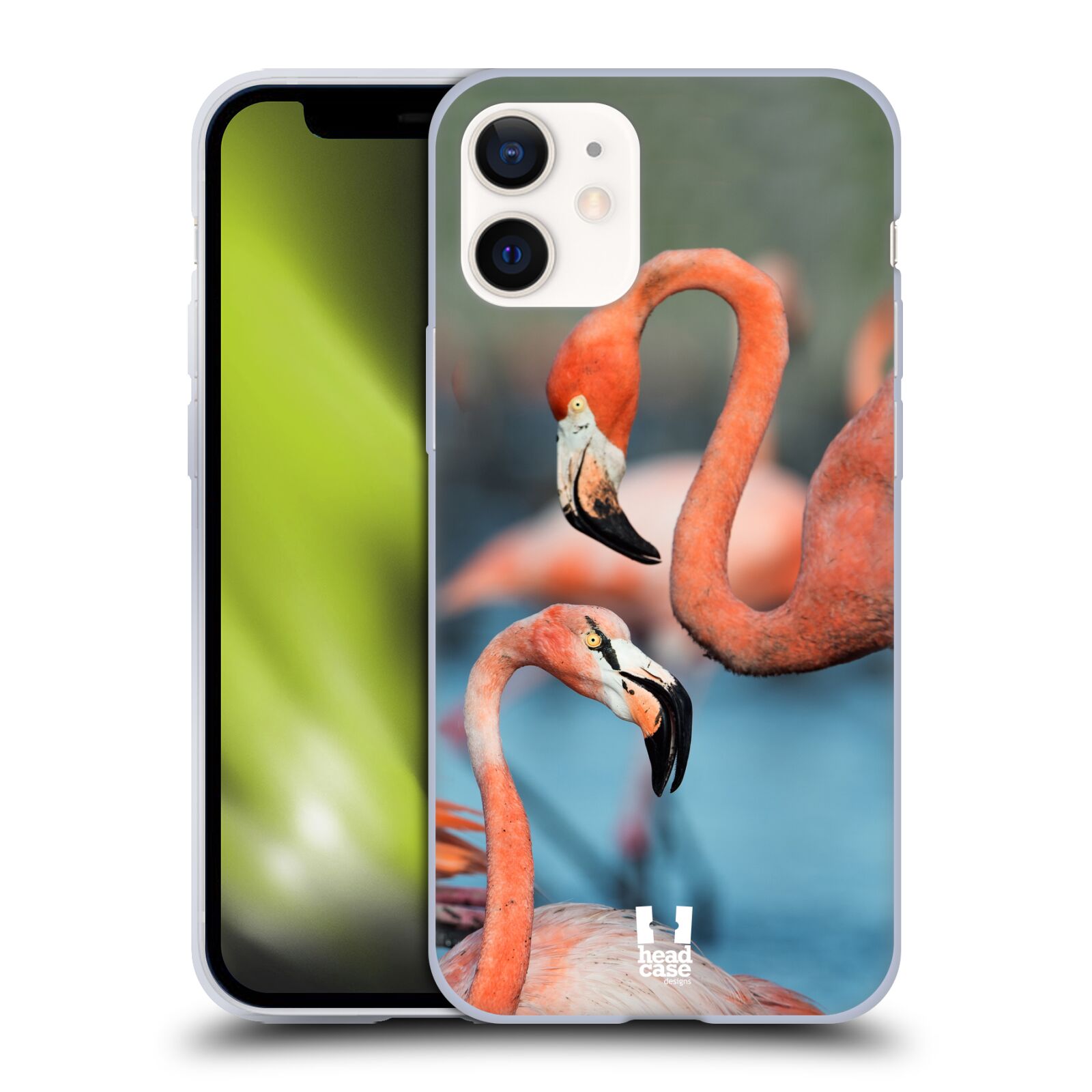  Plastový obal na mobil Apple Iphone 12 MINI vzor slavná zvířata foto plameňák