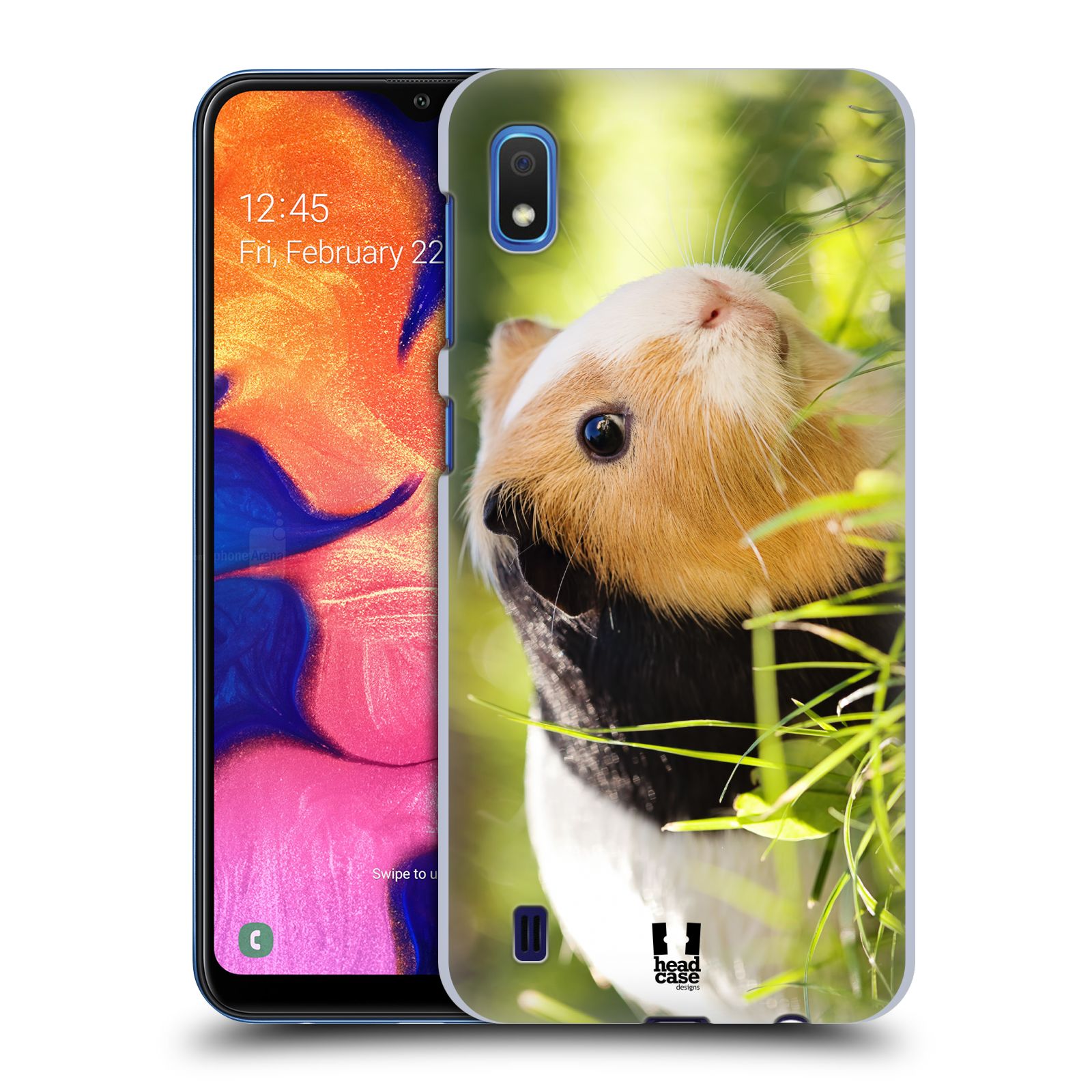 Pouzdro na mobil Samsung Galaxy A10 - HEAD CASE - vzor slavná zvířata foto morče