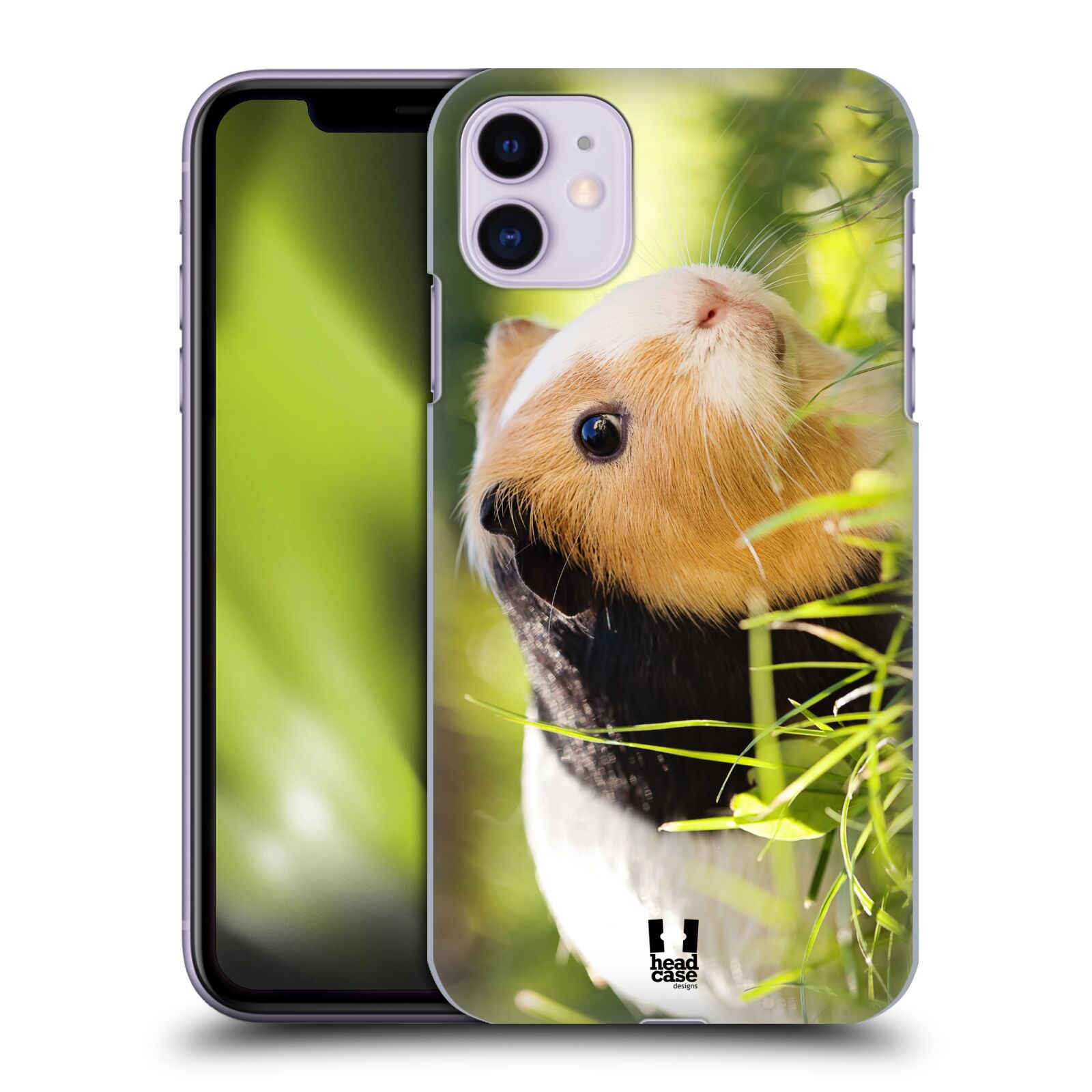 Pouzdro na mobil Apple Iphone 11 - HEAD CASE - vzor slavná zvířata foto morče