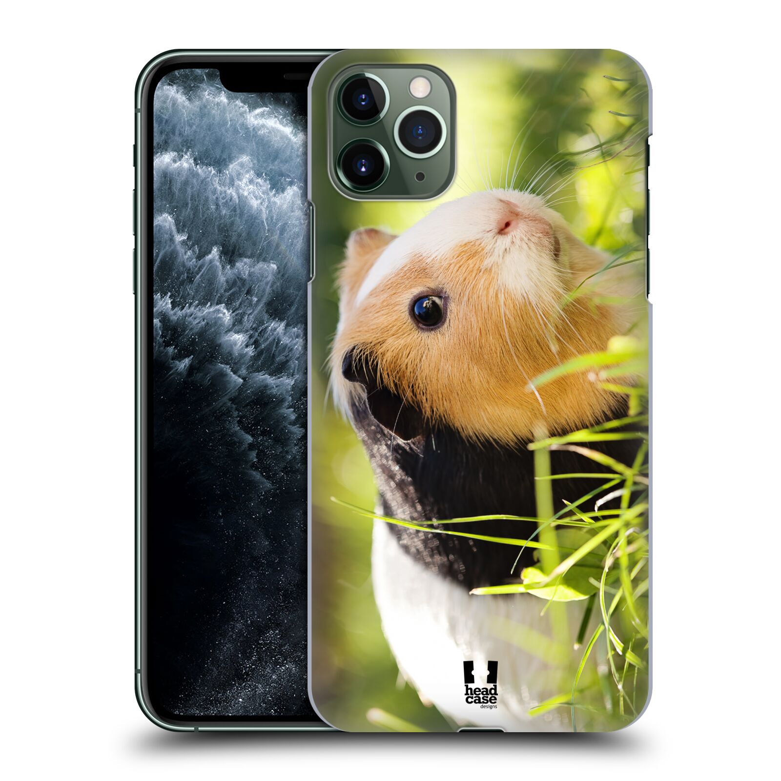 Pouzdro na mobil Apple Iphone 11 PRO MAX - HEAD CASE - vzor slavná zvířata foto morče