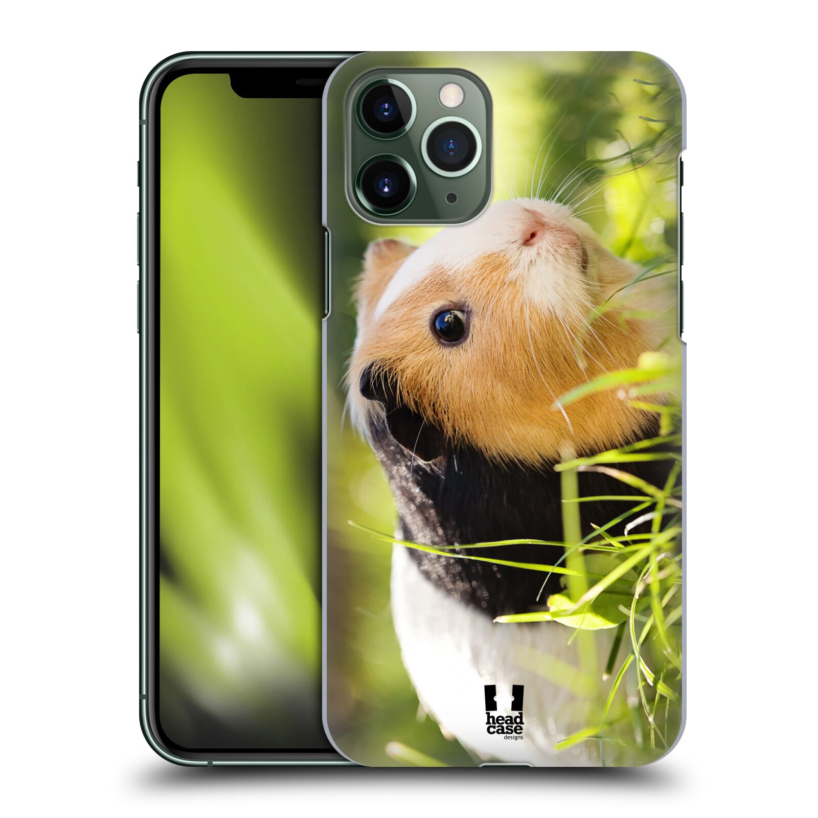 Pouzdro na mobil Apple Iphone 11 PRO - HEAD CASE - vzor slavná zvířata foto morče