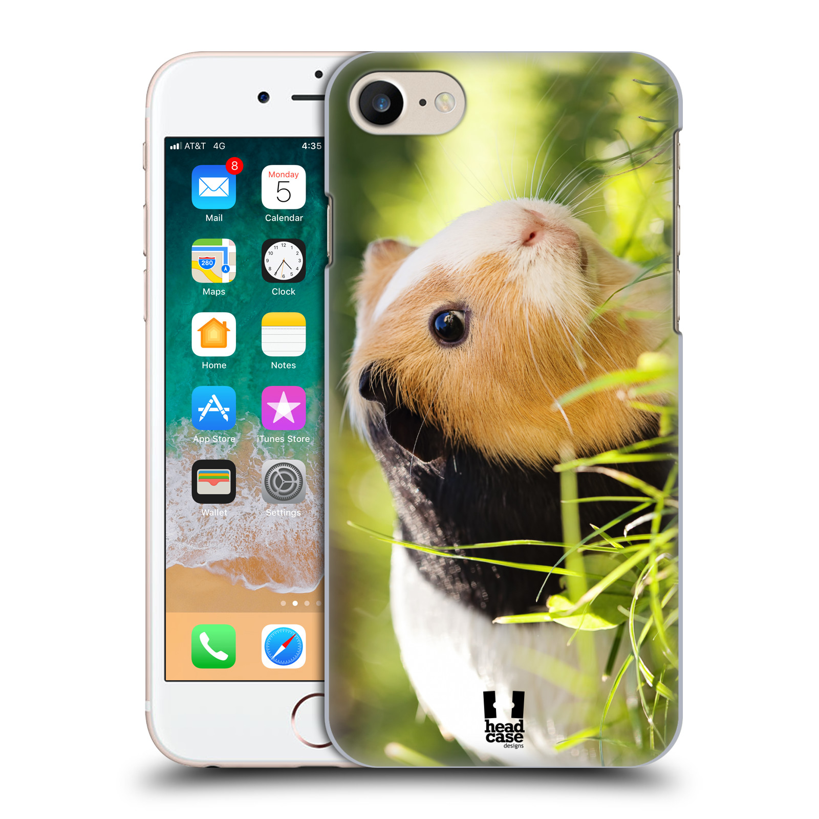 Plastové pouzdro pro mobil Apple Iphone 7/8/SE 2020 vzor slavná zvířata foto morče