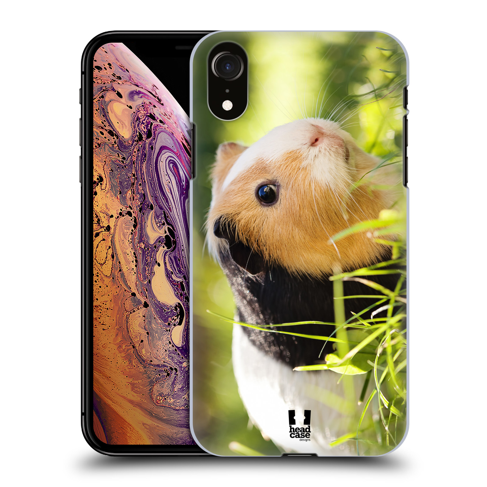 HEAD CASE plastový obal na mobil Apple Iphone XR vzor slavná zvířata foto morče