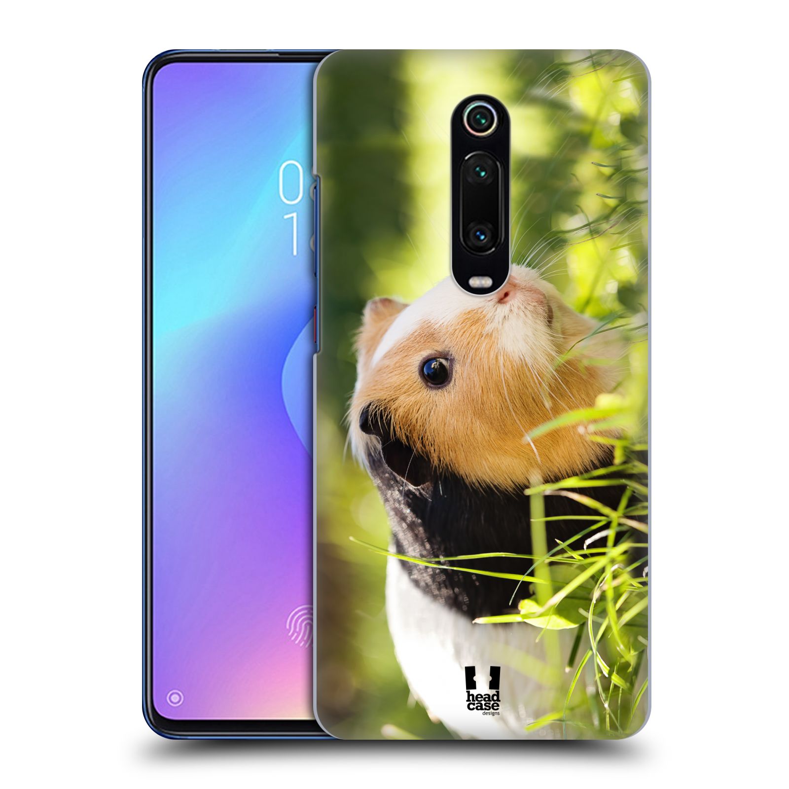 Pouzdro na mobil Xiaomi Mi 9T PRO - HEAD CASE - vzor slavná zvířata foto morče