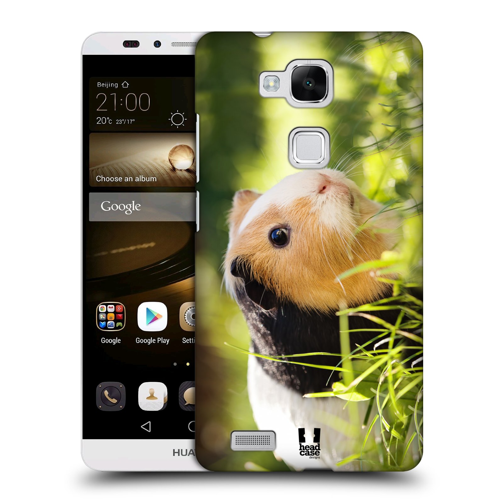 HEAD CASE plastový obal na mobil Huawei Mate 7 vzor slavná zvířata foto morče