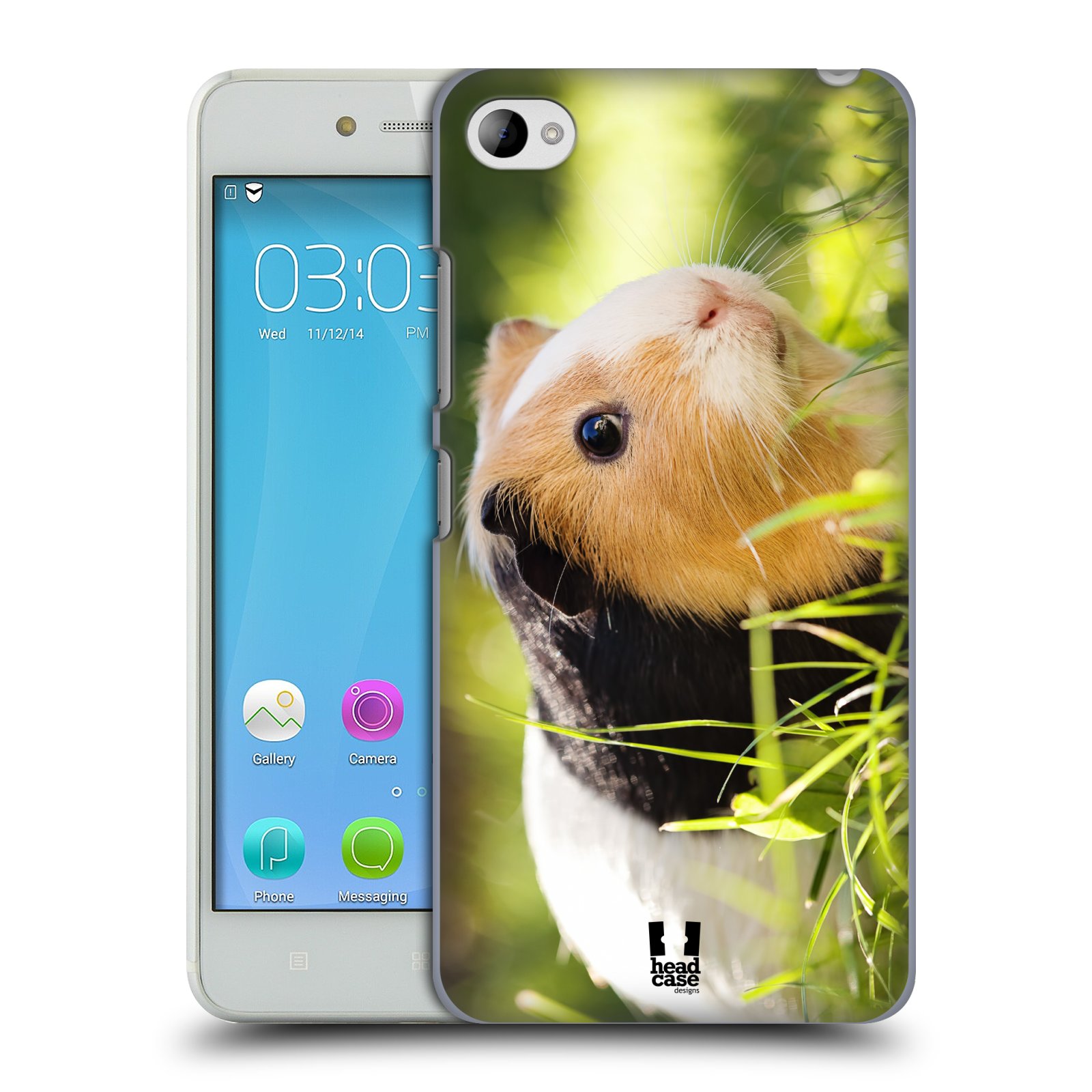 HEAD CASE pevný plastový obal na mobil LENOVO S90 vzor slavná zvířata foto morče