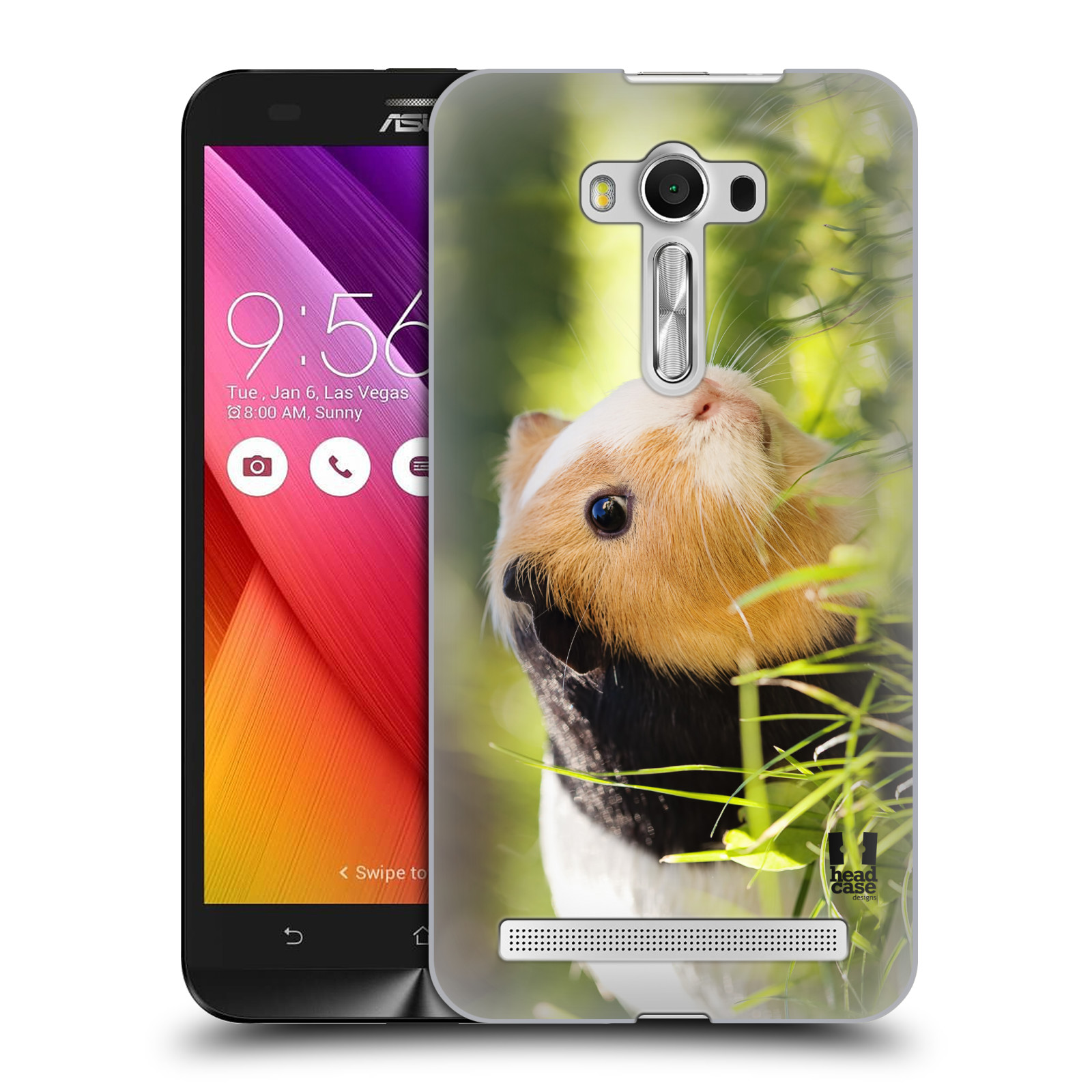 HEAD CASE plastový obal na mobil Asus Zenfone 2 LASER (5,5 displej ZE550KL) vzor slavná zvířata foto morče