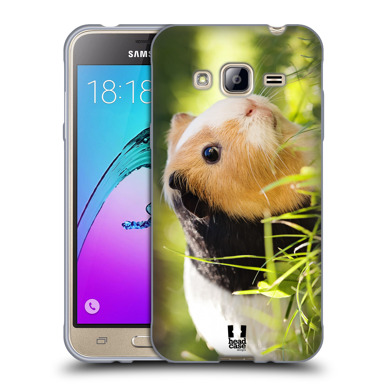 HEAD CASE silikonový obal na mobil Samsung Galaxy J3, J3 2016 vzor slavná zvířata foto morče