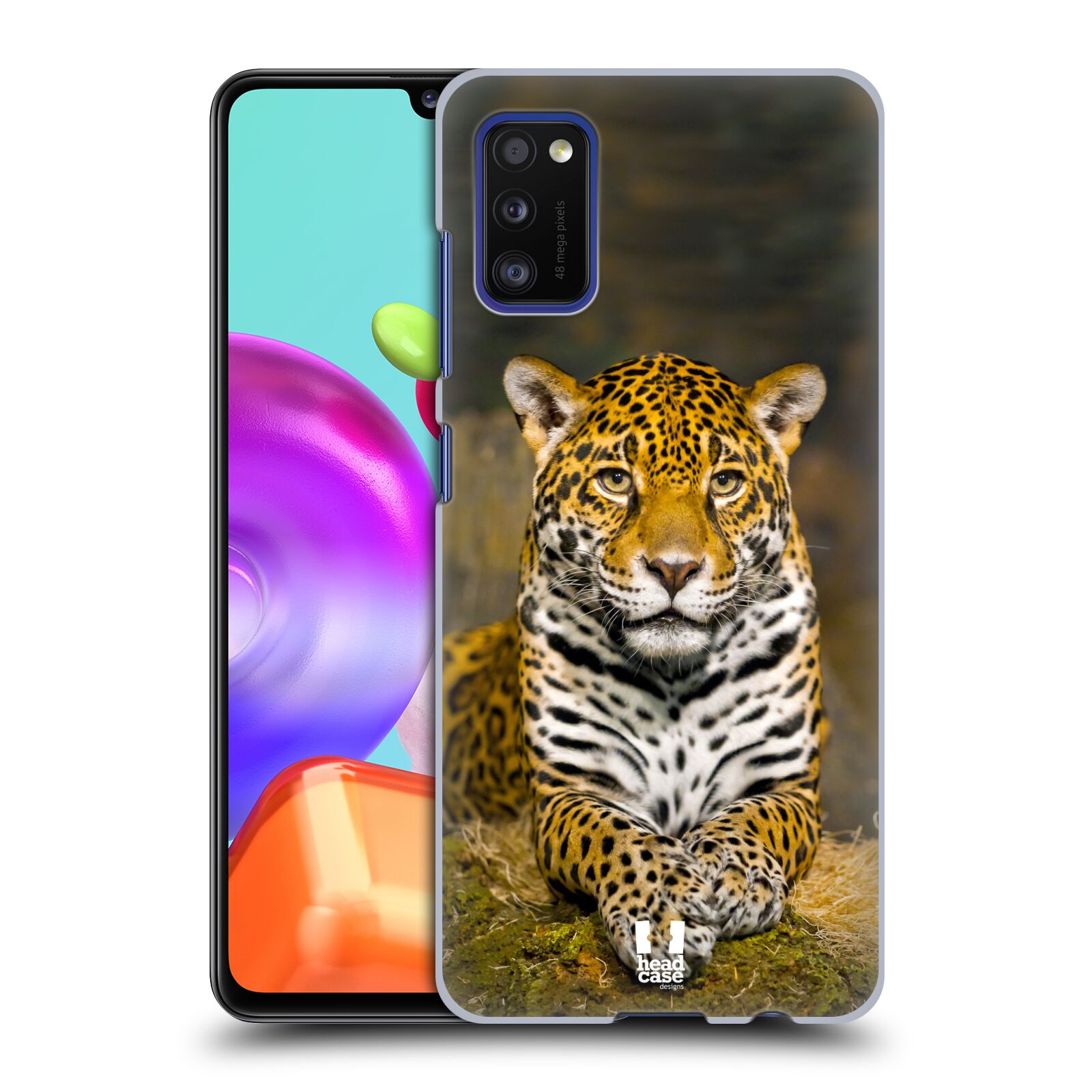 Zadní kryt na mobil Samsung Galaxy A41 vzor slavná zvířata foto jaguár
