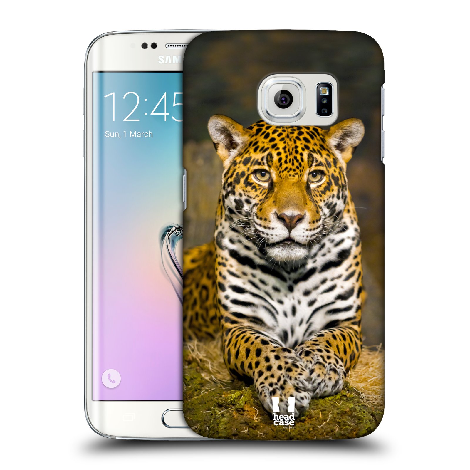 HEAD CASE plastový obal na mobil SAMSUNG Galaxy S6 EDGE (G9250, G925, G925F) vzor slavná zvířata foto jaguár