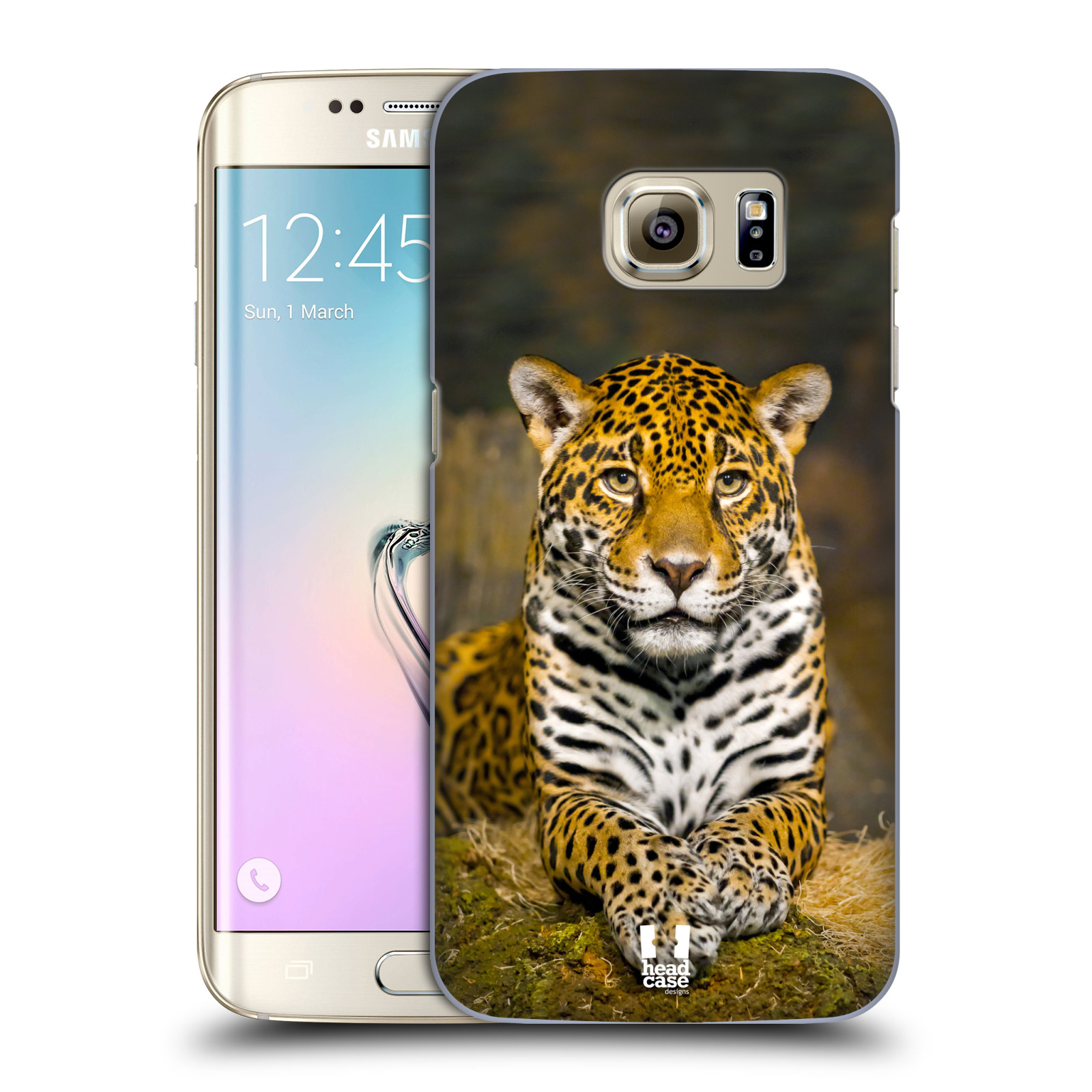 HEAD CASE plastový obal na mobil SAMSUNG GALAXY S7 EDGE vzor slavná zvířata foto jaguár
