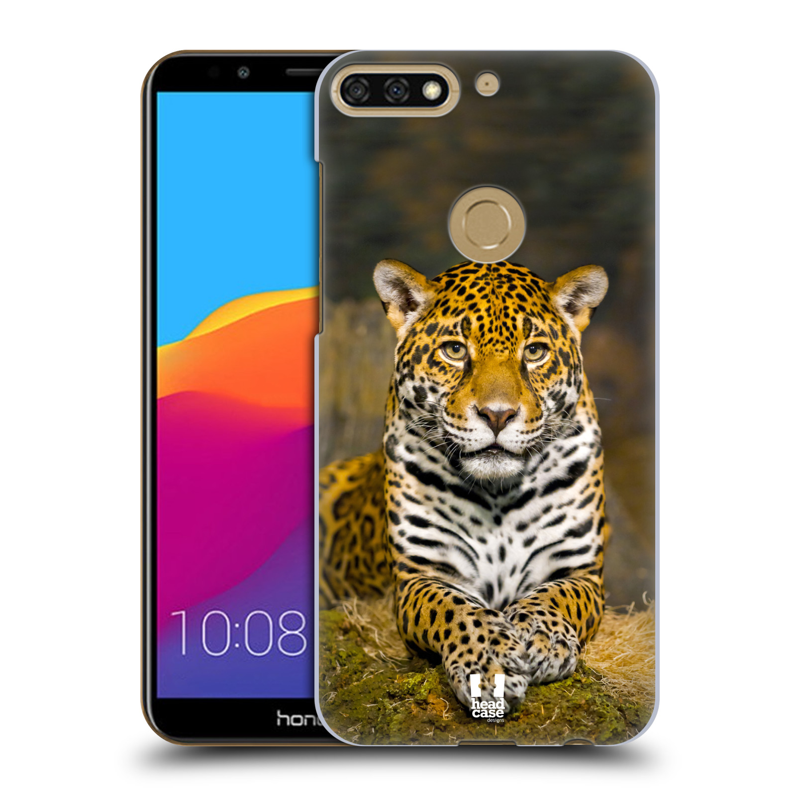 HEAD CASE plastový obal na mobil Honor 7c vzor slavná zvířata foto jaguár