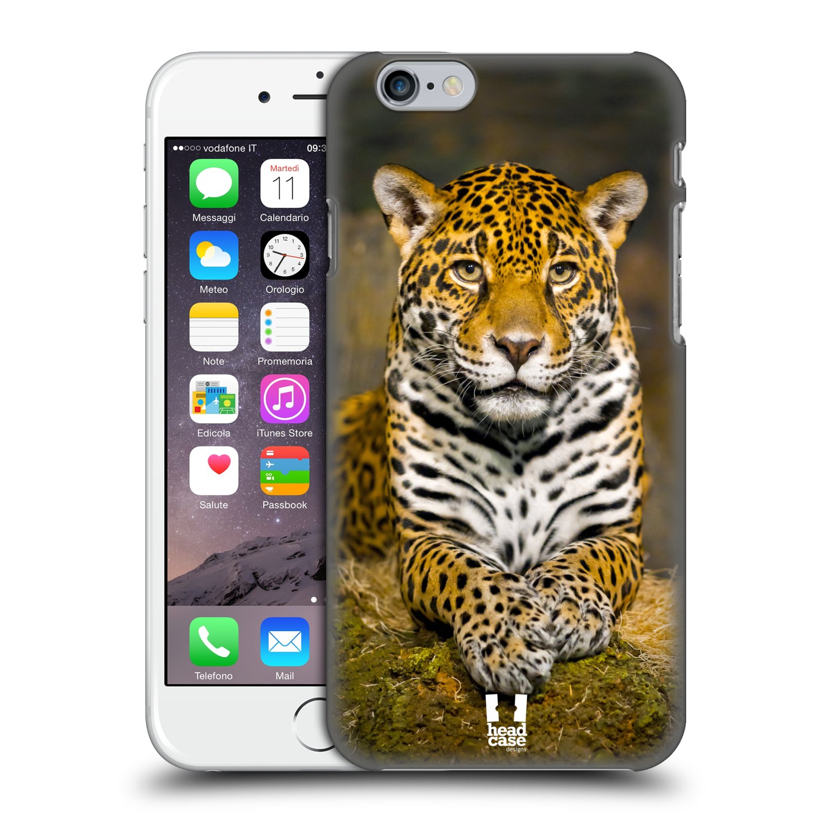 Plastové pouzdro pro mobil Apple Iphone 6/6S vzor slavná zvířata foto jaguár