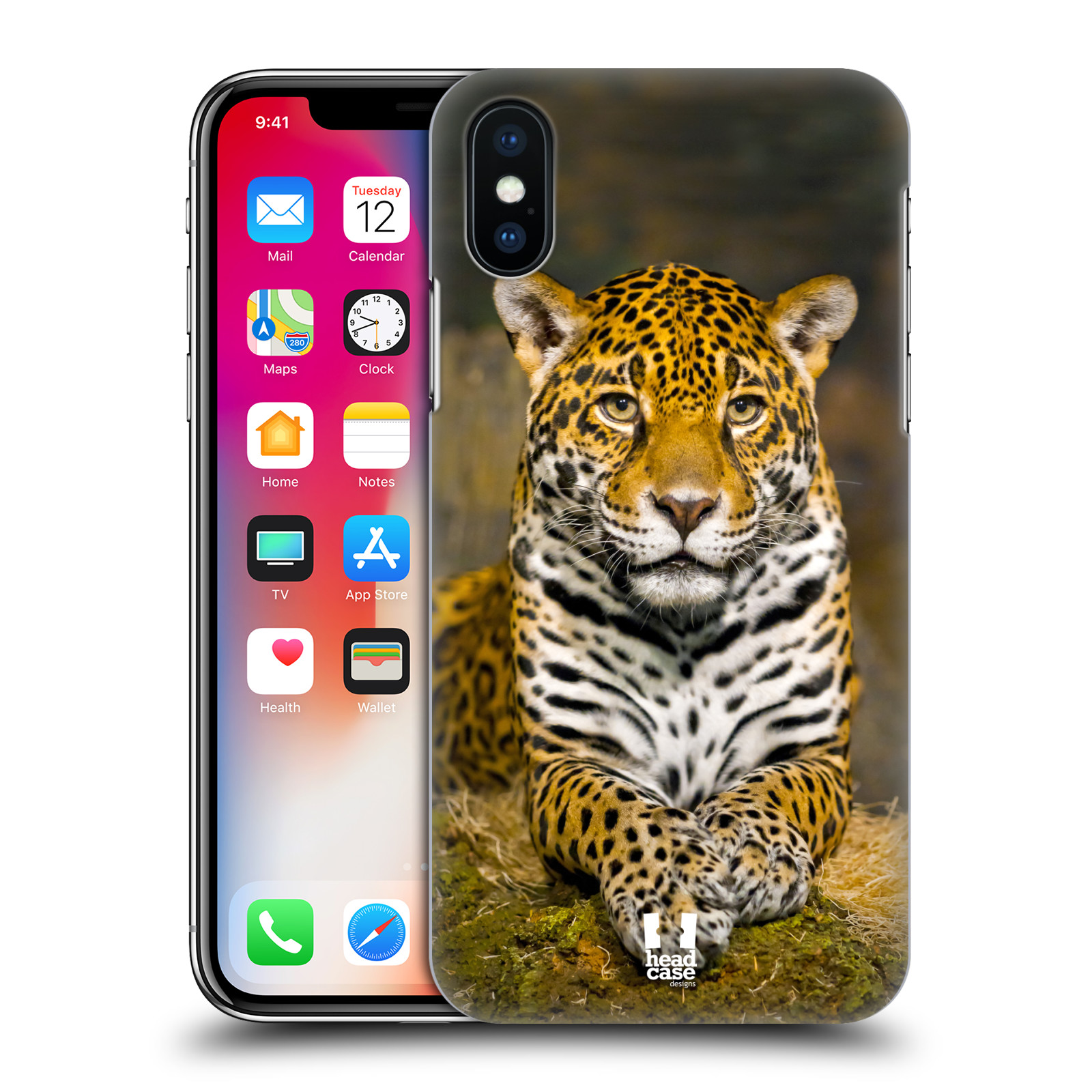 HEAD CASE plastový obal na mobil Apple Iphone X / XS vzor slavná zvířata foto jaguár