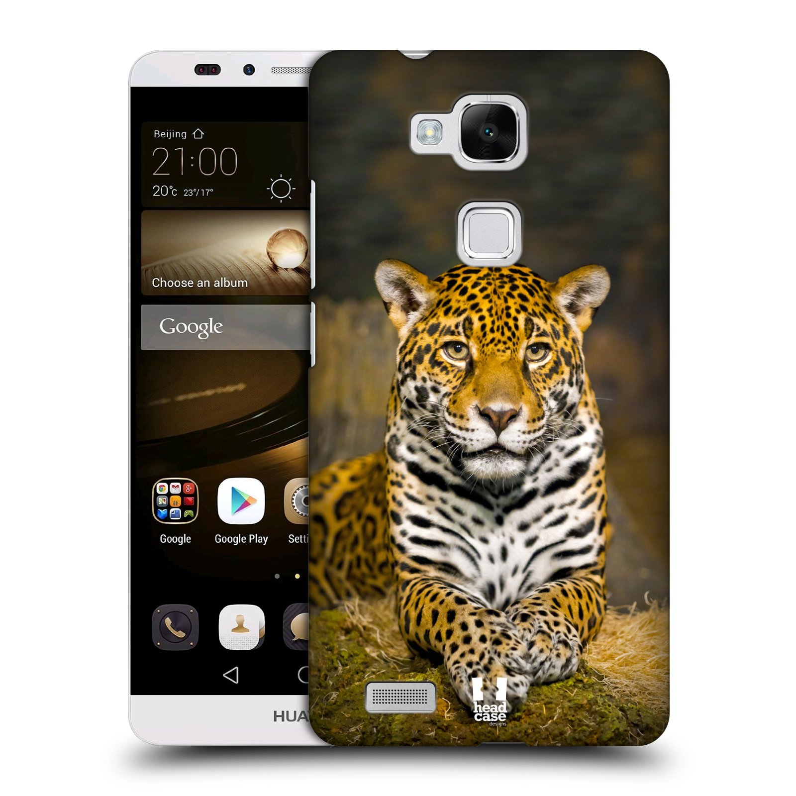 HEAD CASE plastový obal na mobil Huawei Mate 7 vzor slavná zvířata foto jaguár