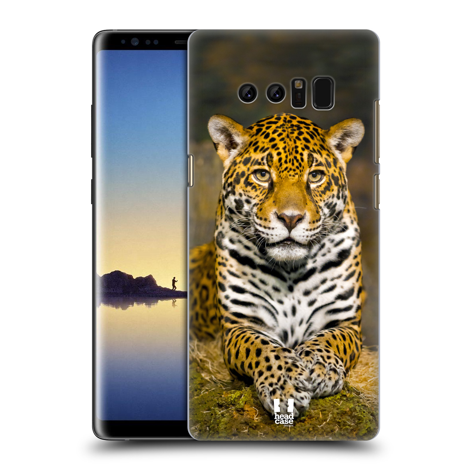 HEAD CASE plastový obal na mobil Samsung Galaxy Note 8 vzor slavná zvířata foto jaguár