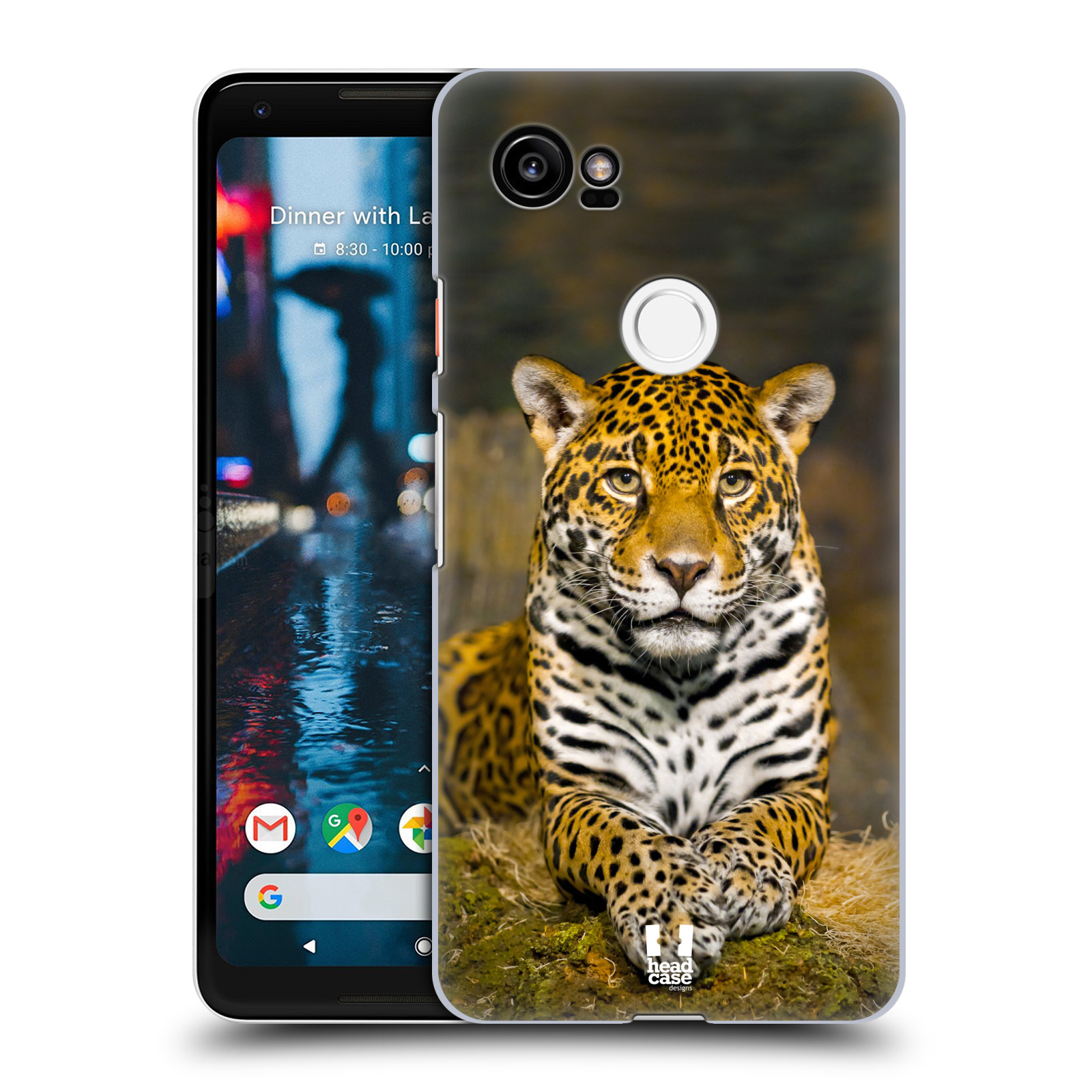 HEAD CASE plastový obal na mobil Google Pixel 2 XL vzor slavná zvířata foto jaguár
