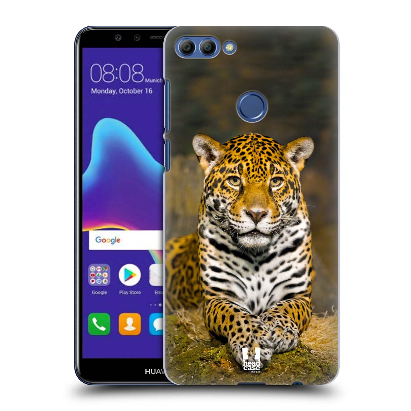 HEAD CASE plastový obal na mobil Huawei Y9 2018 vzor slavná zvířata foto jaguár