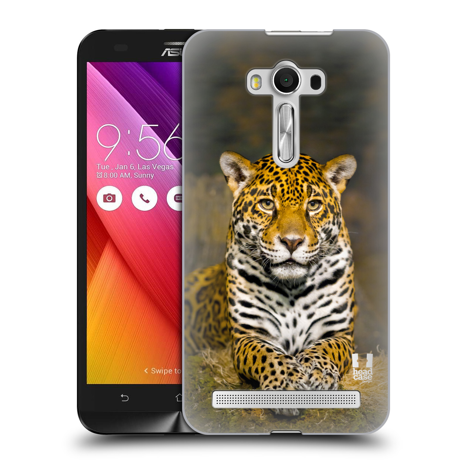 HEAD CASE plastový obal na mobil Asus Zenfone 2 LASER (5,5 displej ZE550KL) vzor slavná zvířata foto jaguár