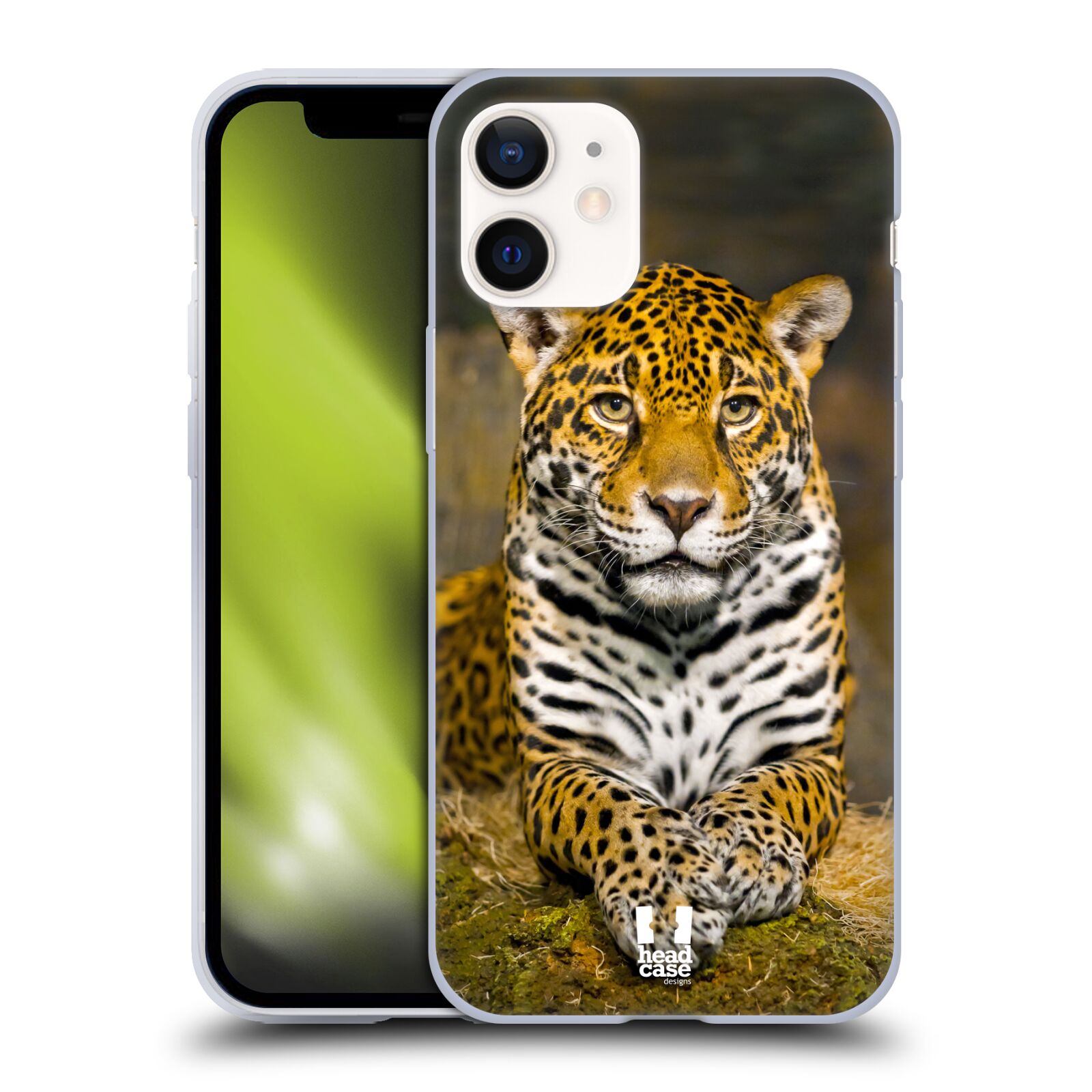 Plastový obal na mobil Apple Iphone 12 MINI vzor slavná zvířata foto jaguár