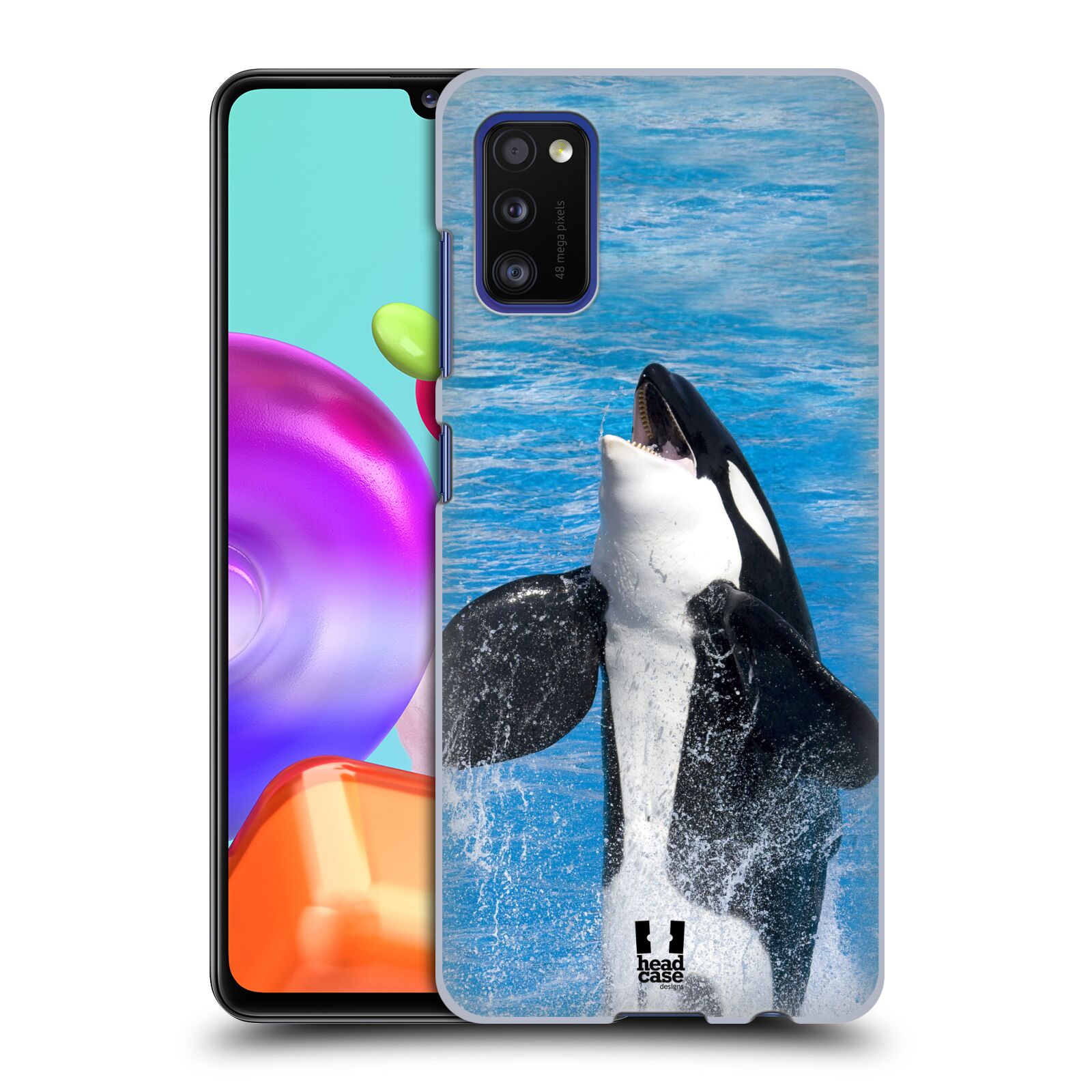 Zadní kryt na mobil Samsung Galaxy A41 vzor slavná zvířata foto velryba