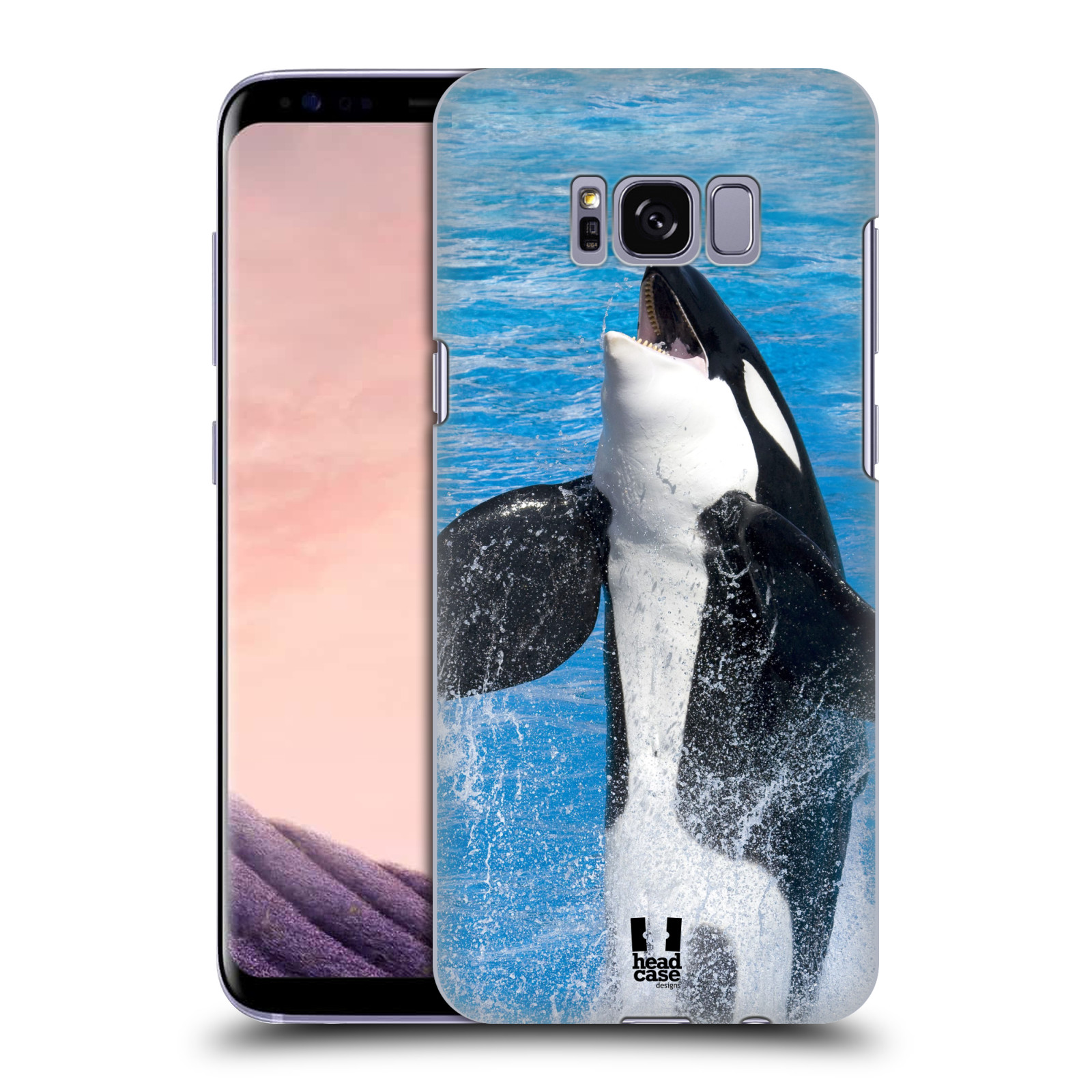 HEAD CASE plastový obal na mobil Samsung Galaxy S8 vzor slavná zvířata foto velryba