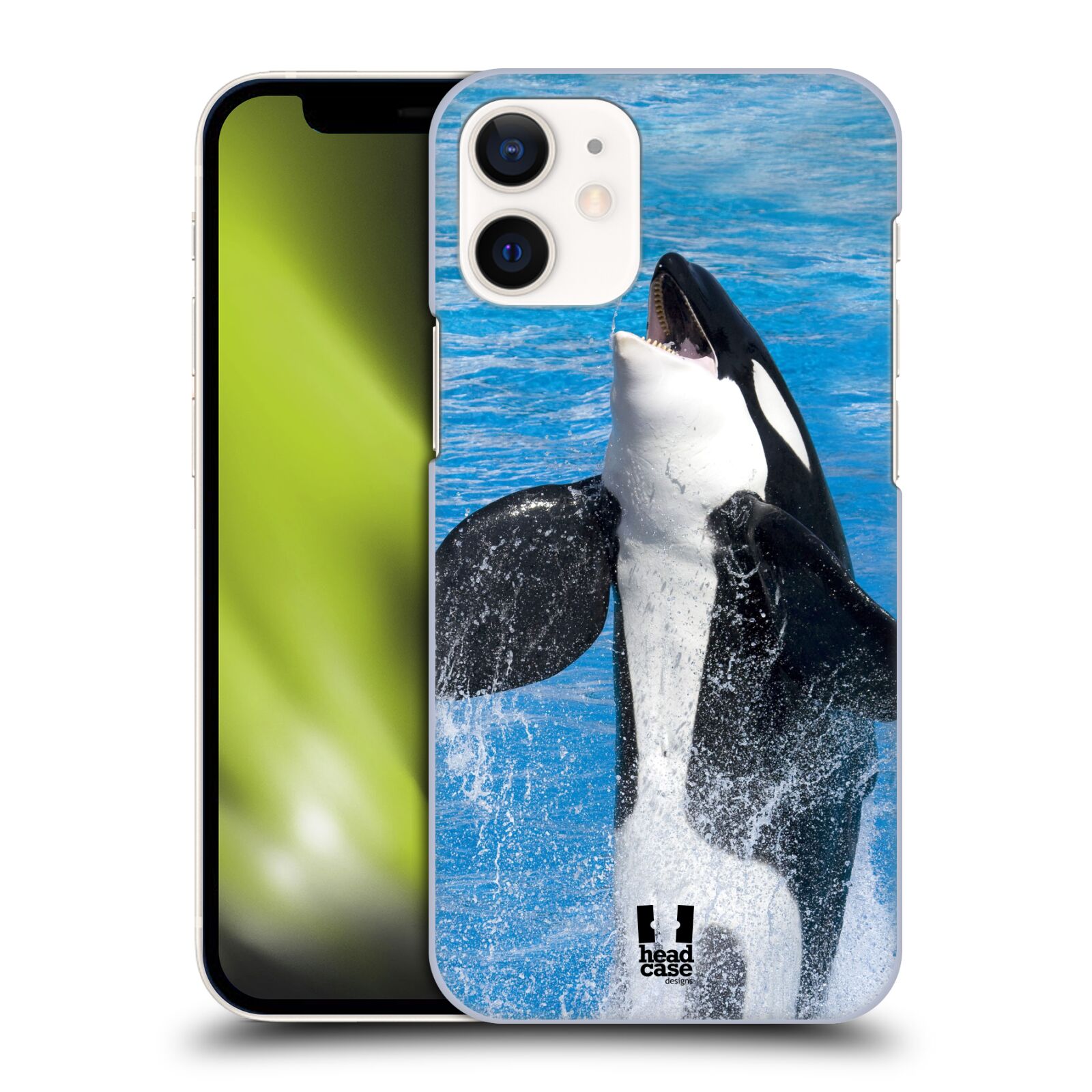 Plastový obal na mobil Apple Iphone 12 MINI vzor slavná zvířata foto velryba