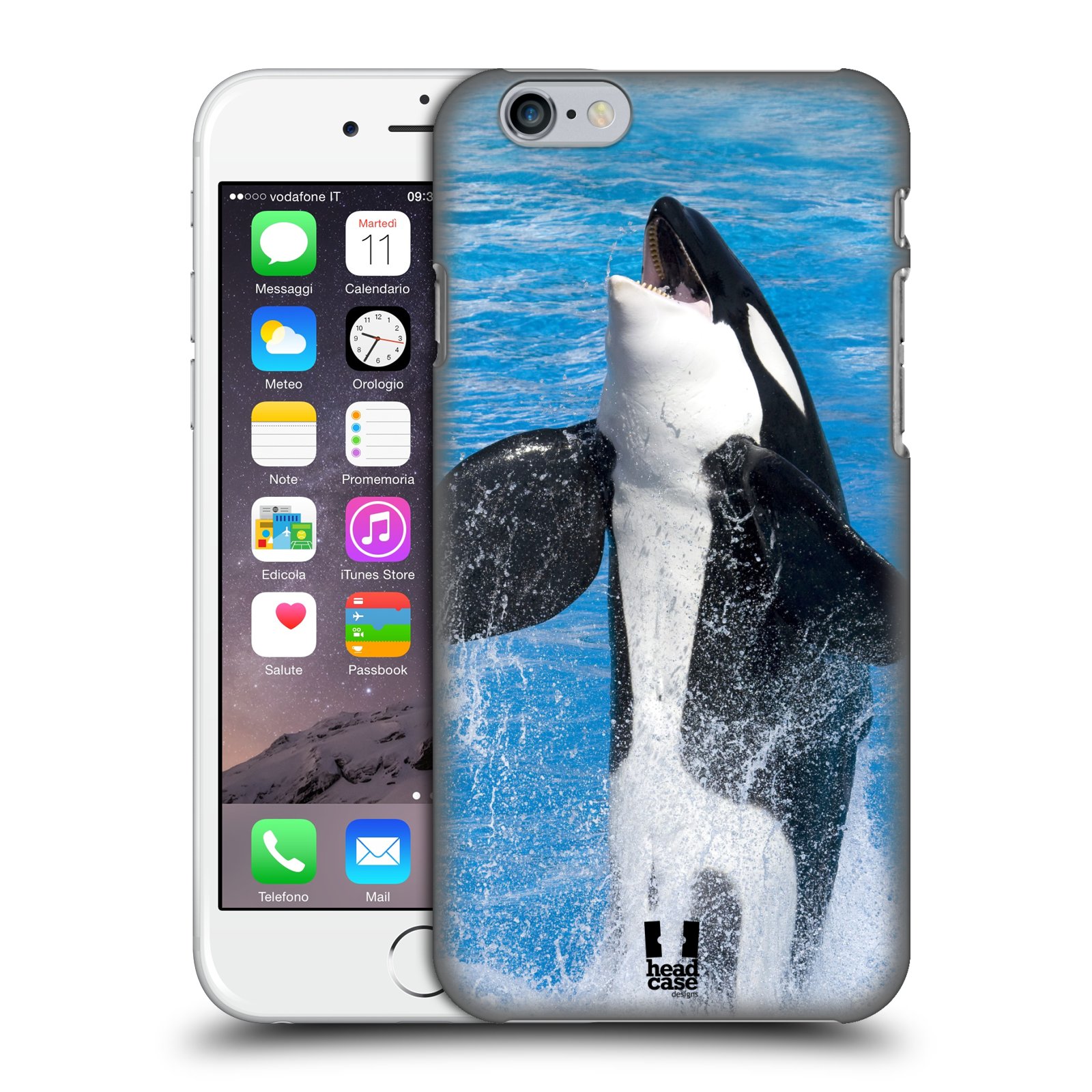 Plastové pouzdro pro mobil Apple Iphone 6/6S vzor slavná zvířata foto velryba