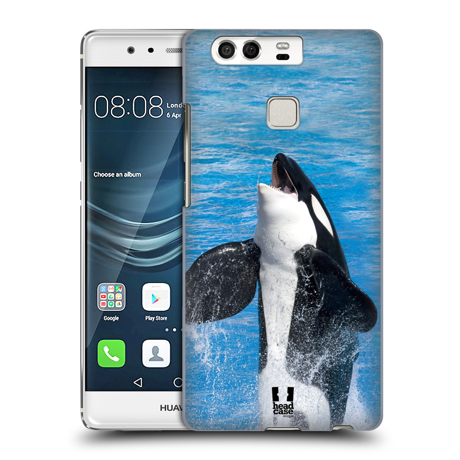 HEAD CASE plastový obal na mobil Huawei P9 / P9 DUAL SIM vzor slavná zvířata foto velryba